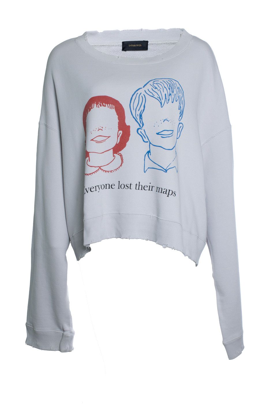 Undercover Undercover, cropped sweater with print Size L / US 10 / IT 46 - 1 Thumbnail