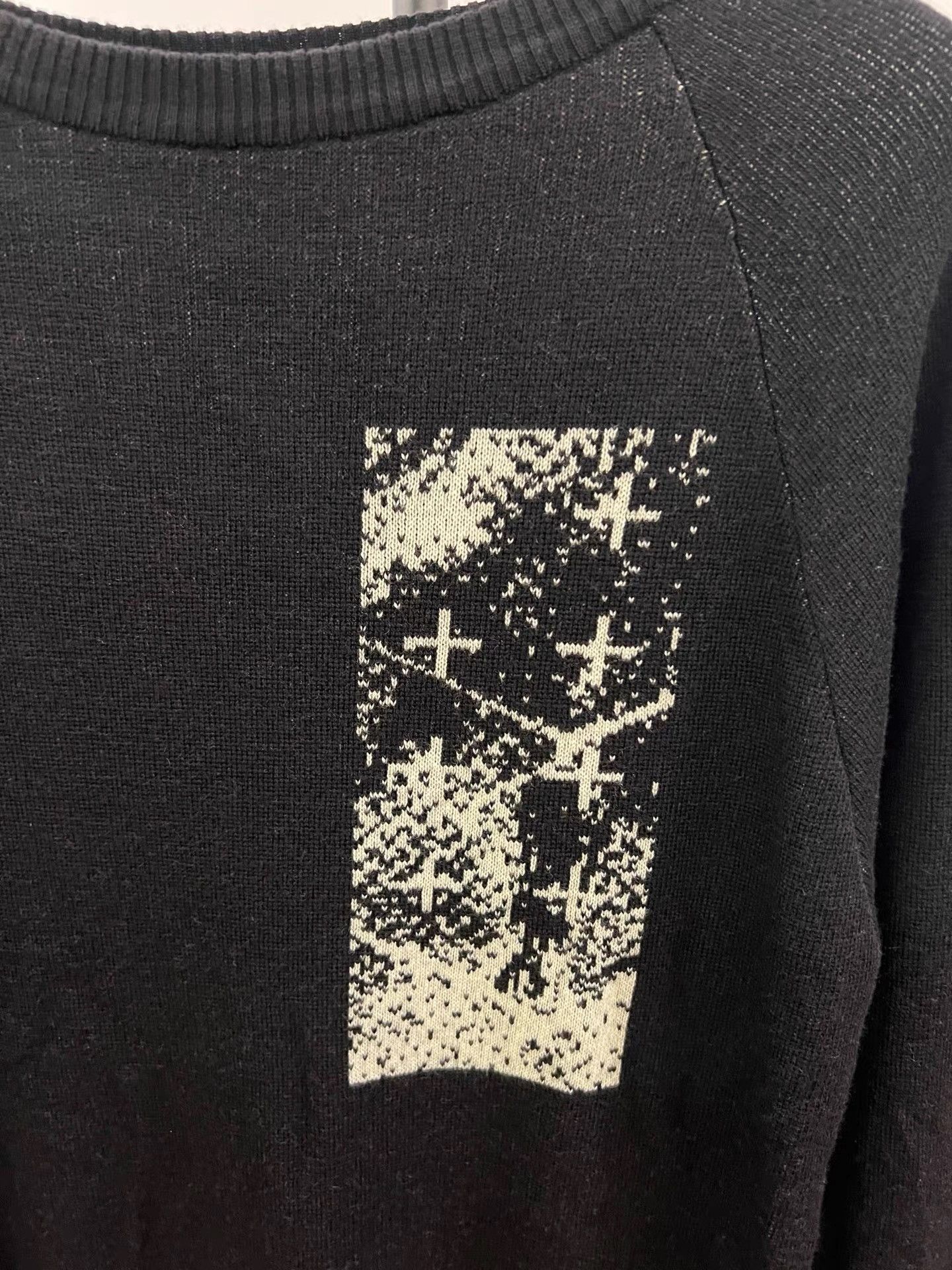 11 By Boris Bidjan Saberi 11by BBS Embroidered Wool Knit K35 Size US L / EU 52-54 / 3 - 3 Thumbnail