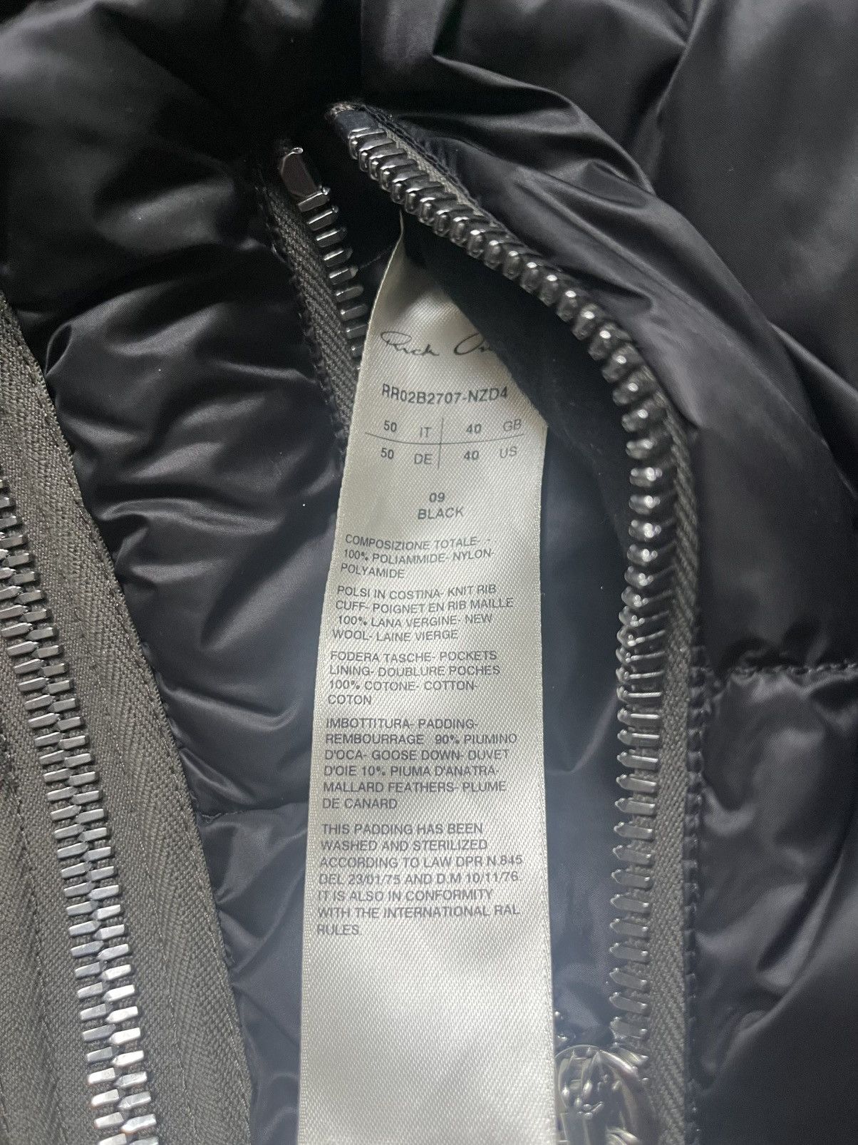 Rick Owens Rick Owens FW22 Strobe Gimp Puffer Jacket Size US L / EU 52-54 / 3 - 5 Thumbnail