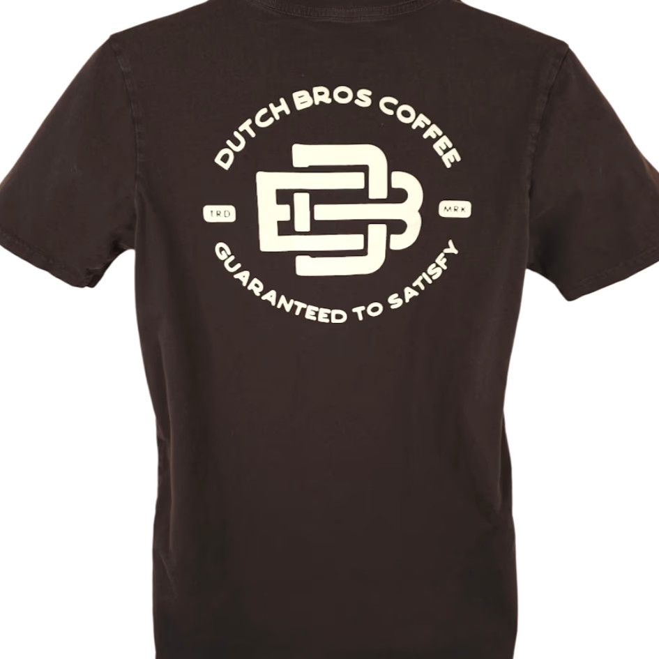 Vintage Dutch Bros Coffee T Shirt Mens Size Small Brown Snack Tee Size US S / EU 44-46 / 1 - 3 Thumbnail