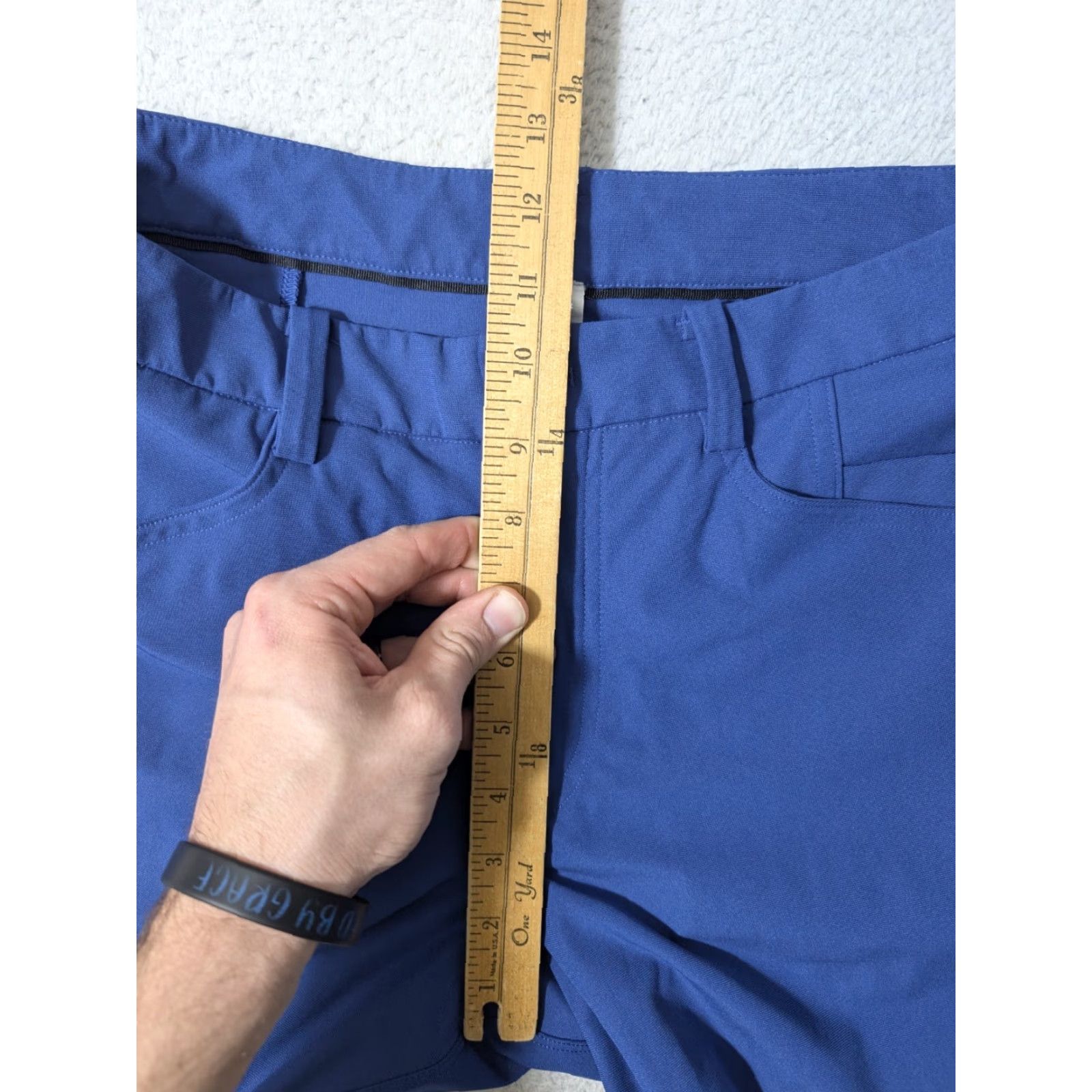 Lululemon Lululemon 5-Pocket Pant Warpstreme Royal Blue Sz 32×33 Logos Dress Pants Men Slim Straight Blue Size US 32 / EU 48 - 5 Thumbnail
