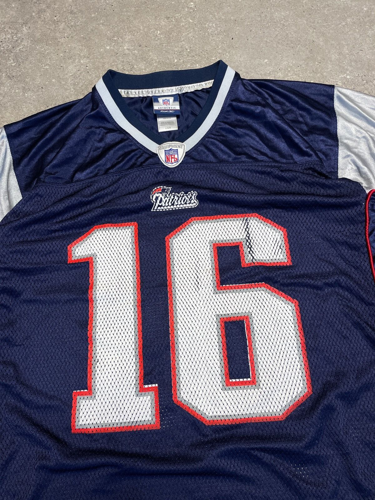 Reebok Vintage Reebok Patriots NFL Jersey Size US L / EU 52-54 / 3 - 4 Thumbnail