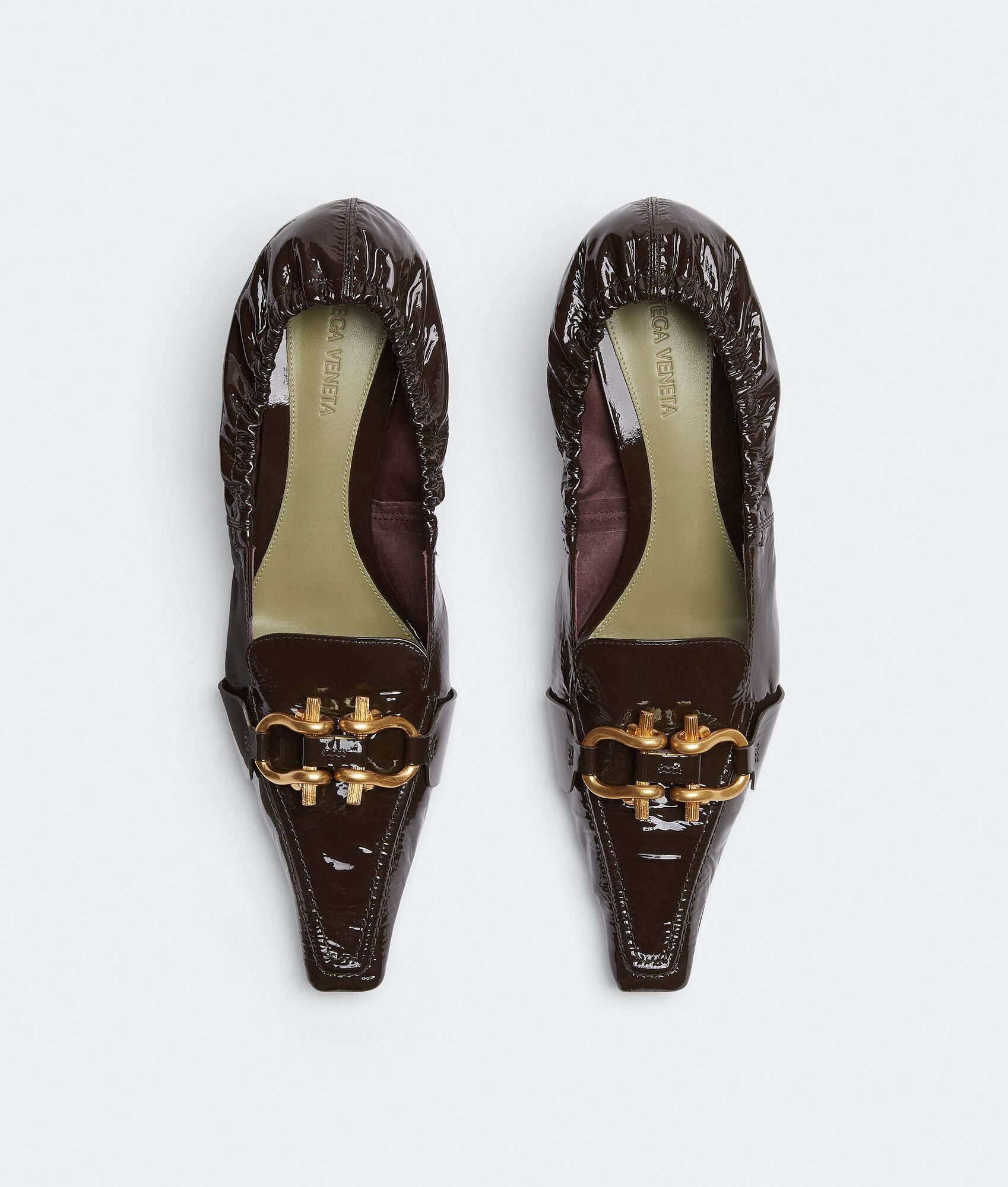 Bottega Veneta o1bcso1str0225 Madame Pumps in Dark Brown Size US 7.5 / IT 37.5 - 4 Thumbnail