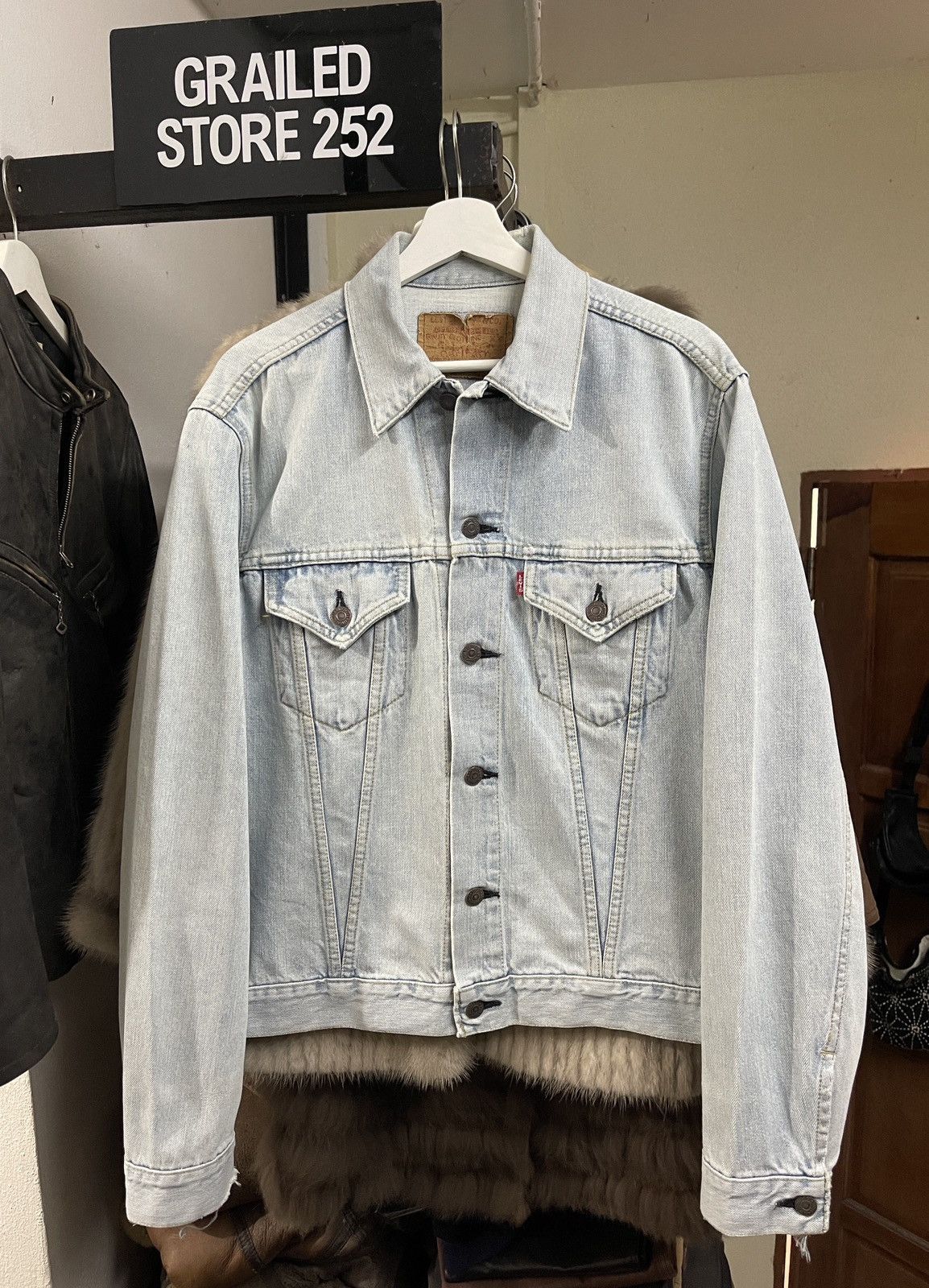 Vintage Levis Big E Lot 71557 Trucker Denim Jacket