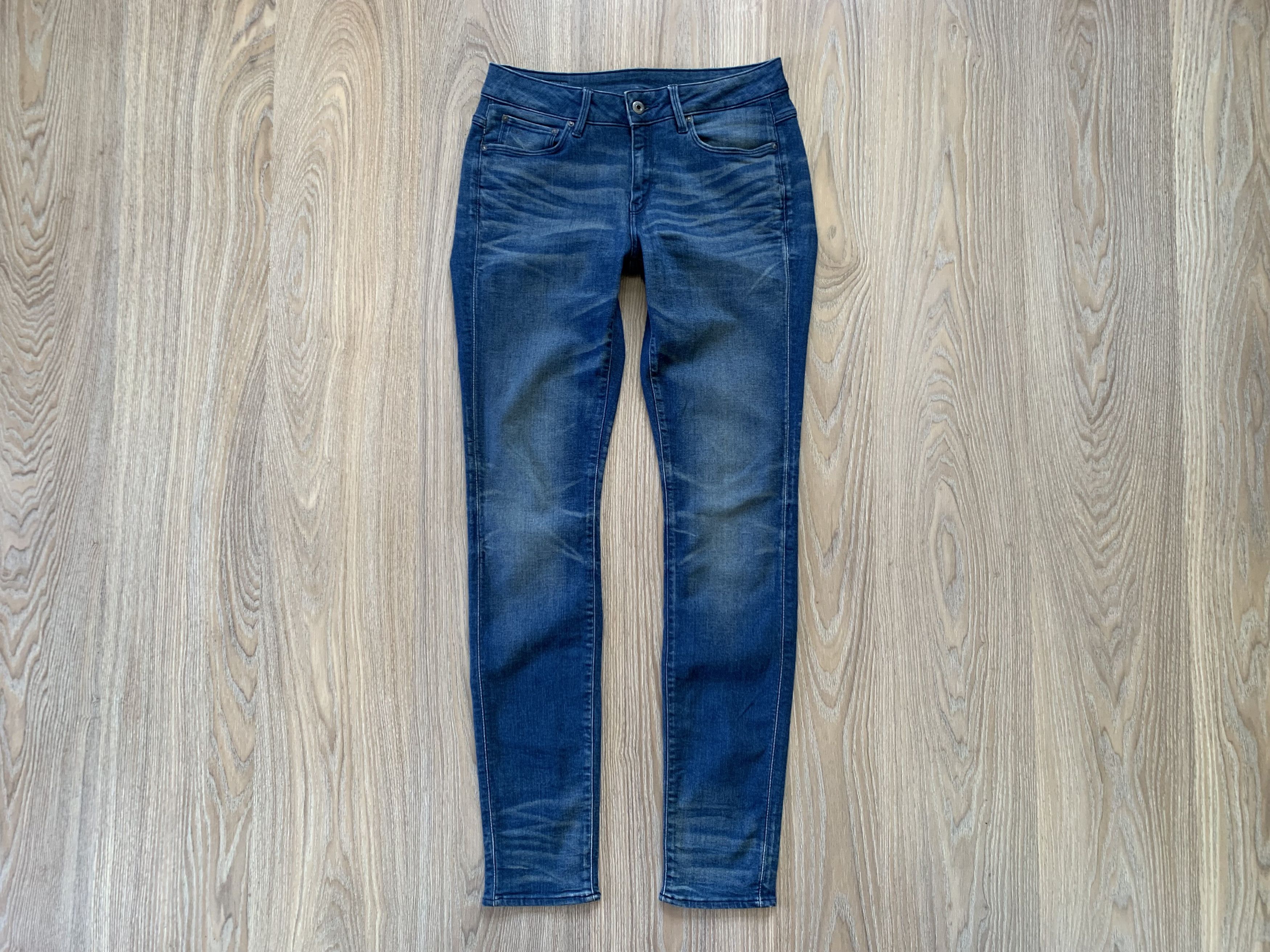 Denime × G-Star G-Star Raw 3301 Contour High Skinny Jeans Size 30" / US 8 / IT 44 - 1 Thumbnail