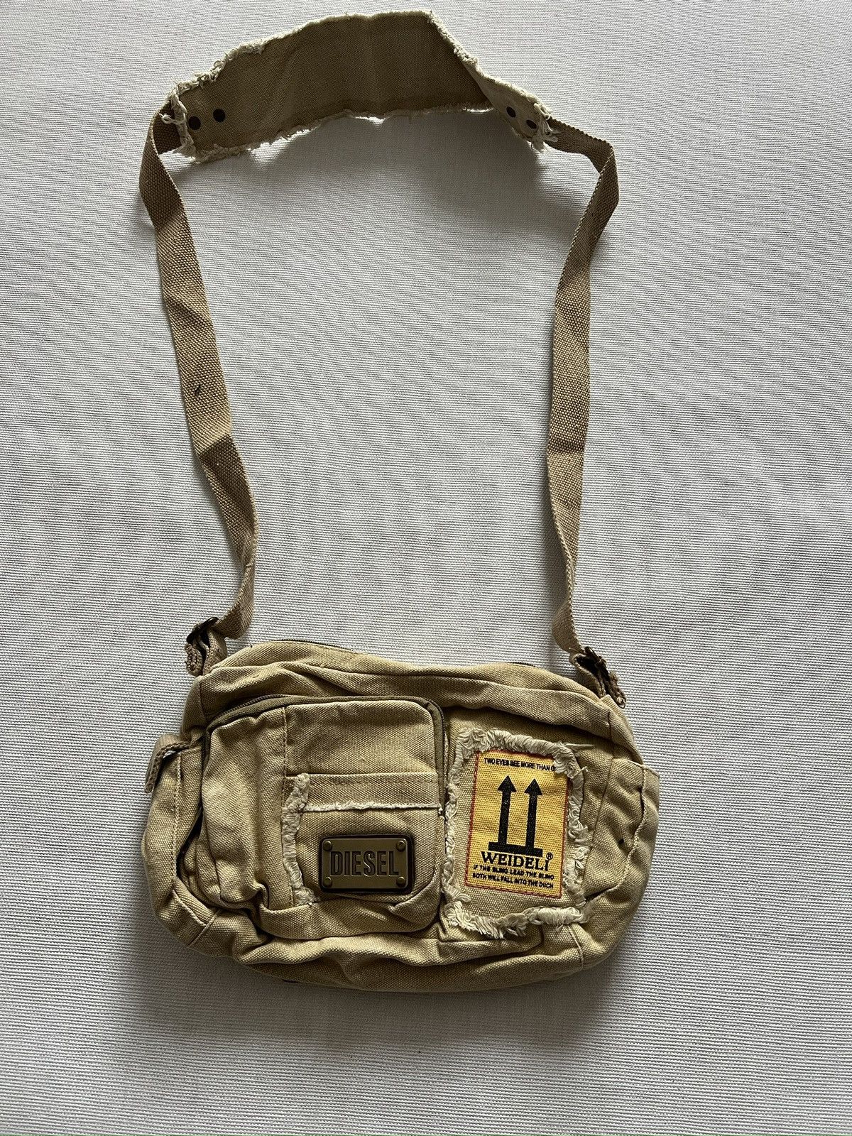 00s archive DIESEL Shoulder Bag white