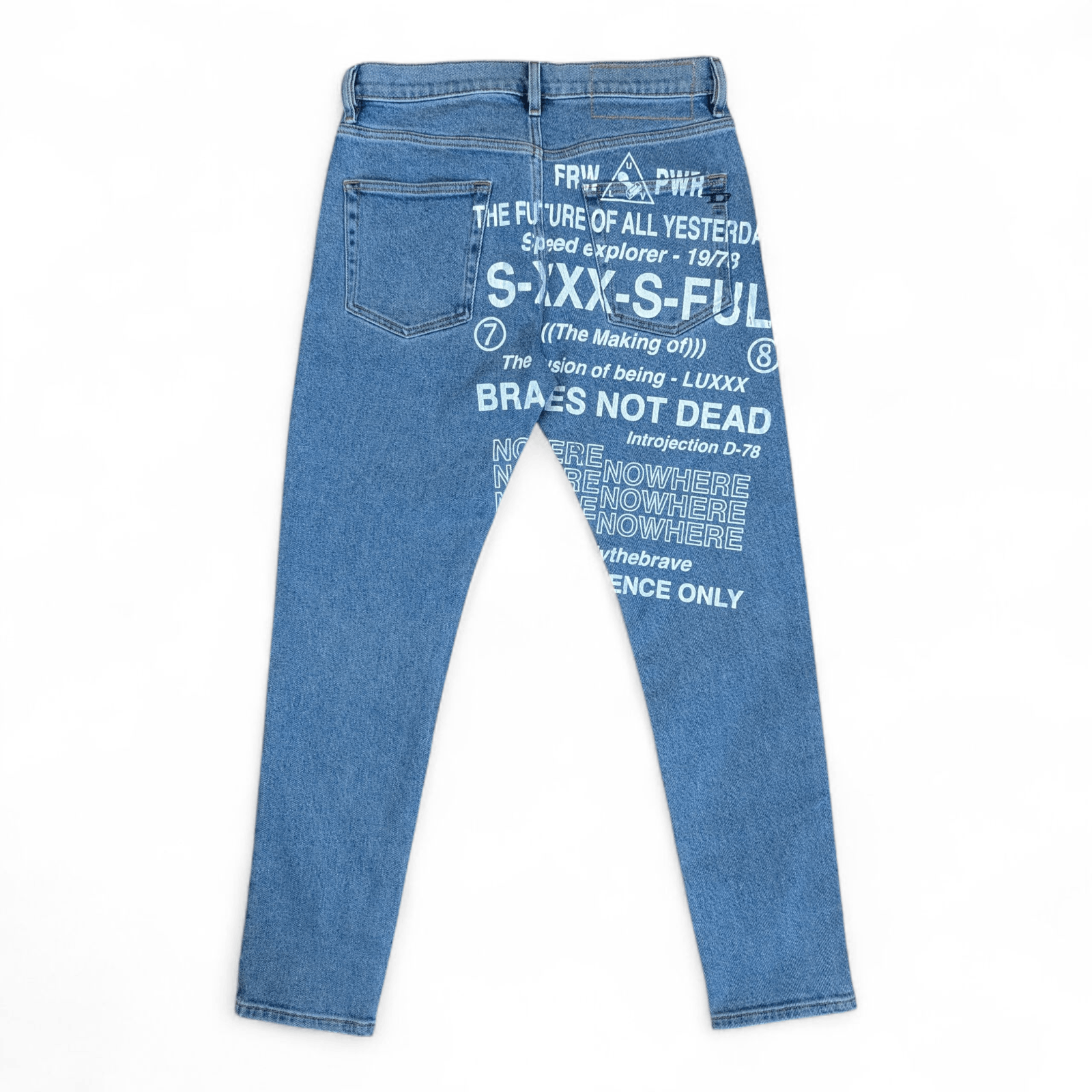 Diesel DIESEL D-STRUKT 009DX Printed Slim Jeans Size US 30 / EU 46 - 2 Thumbnail