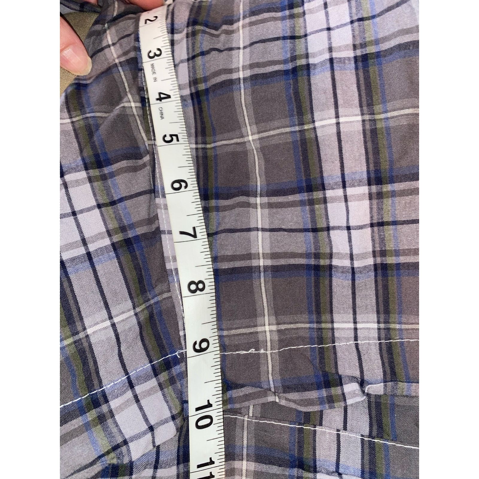 Gap Mens Gap Plaid Chino Shorts 35” Size US 35 - 6 Thumbnail