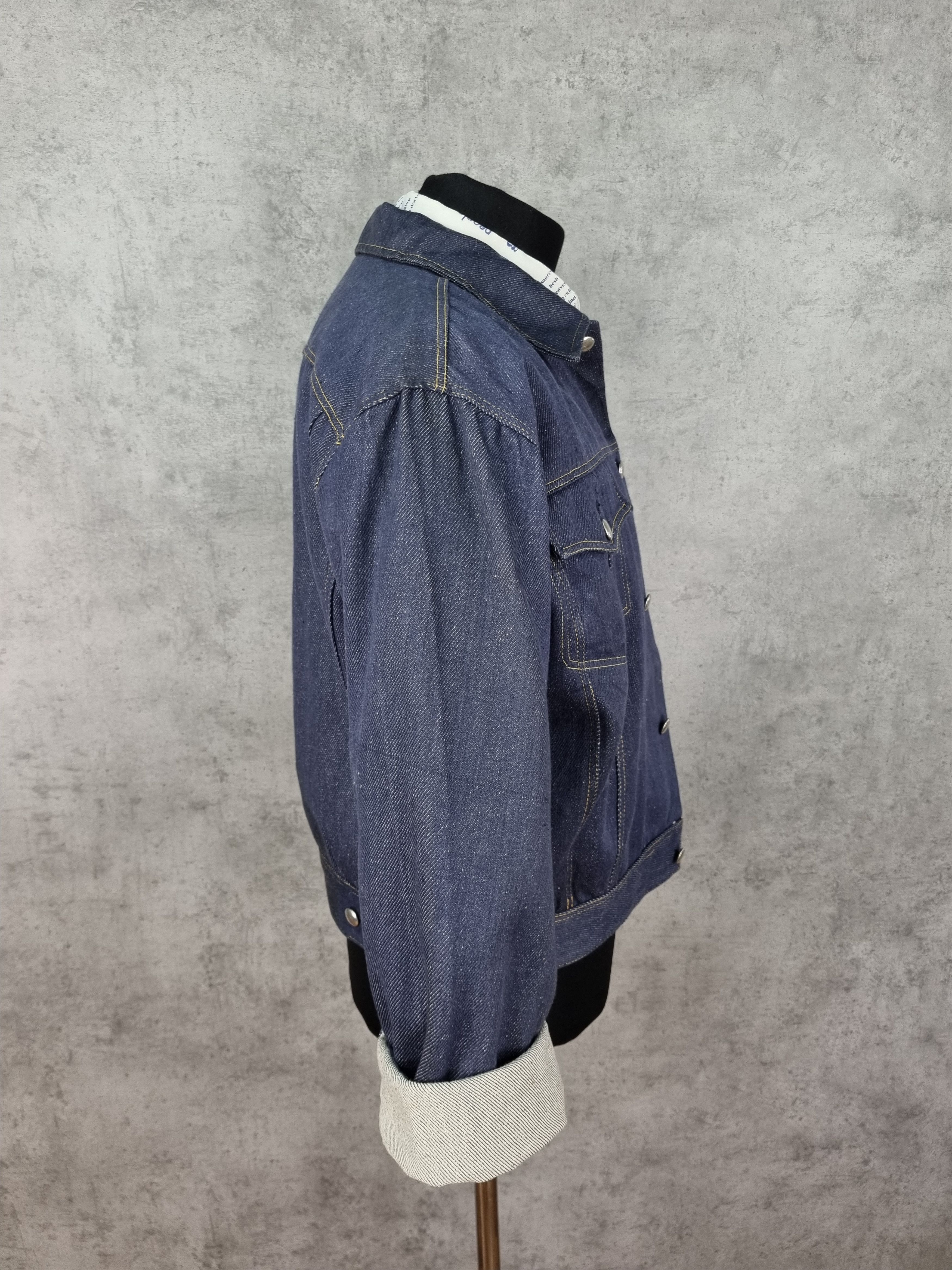 Le Laboureur × Vintage Ozkn Presov Denim Czech Worker French Chore Light Jacket Size US L / EU 52-54 / 3 - 21 Thumbnail