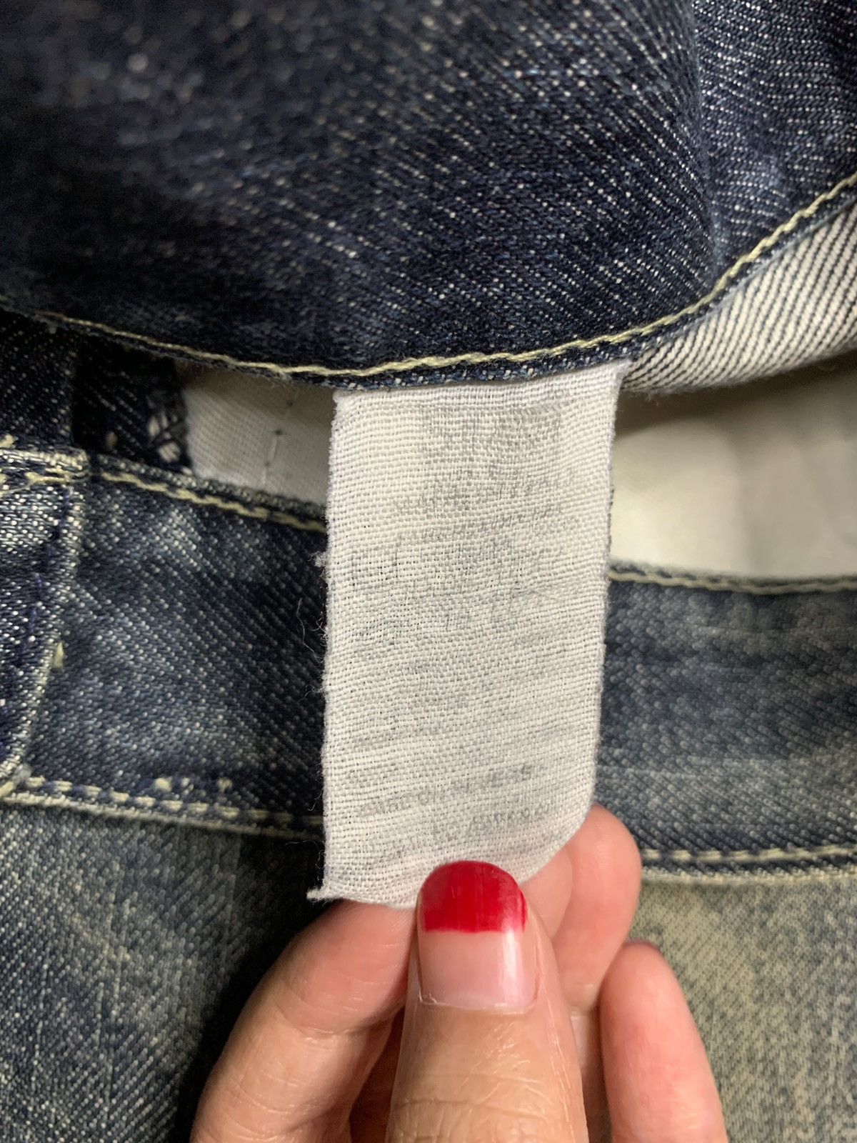 Armani Vintage Italy Giorgio Armani Mud Wash Distressed Loose Jeans Size US 34 / EU 50 - 10 Thumbnail