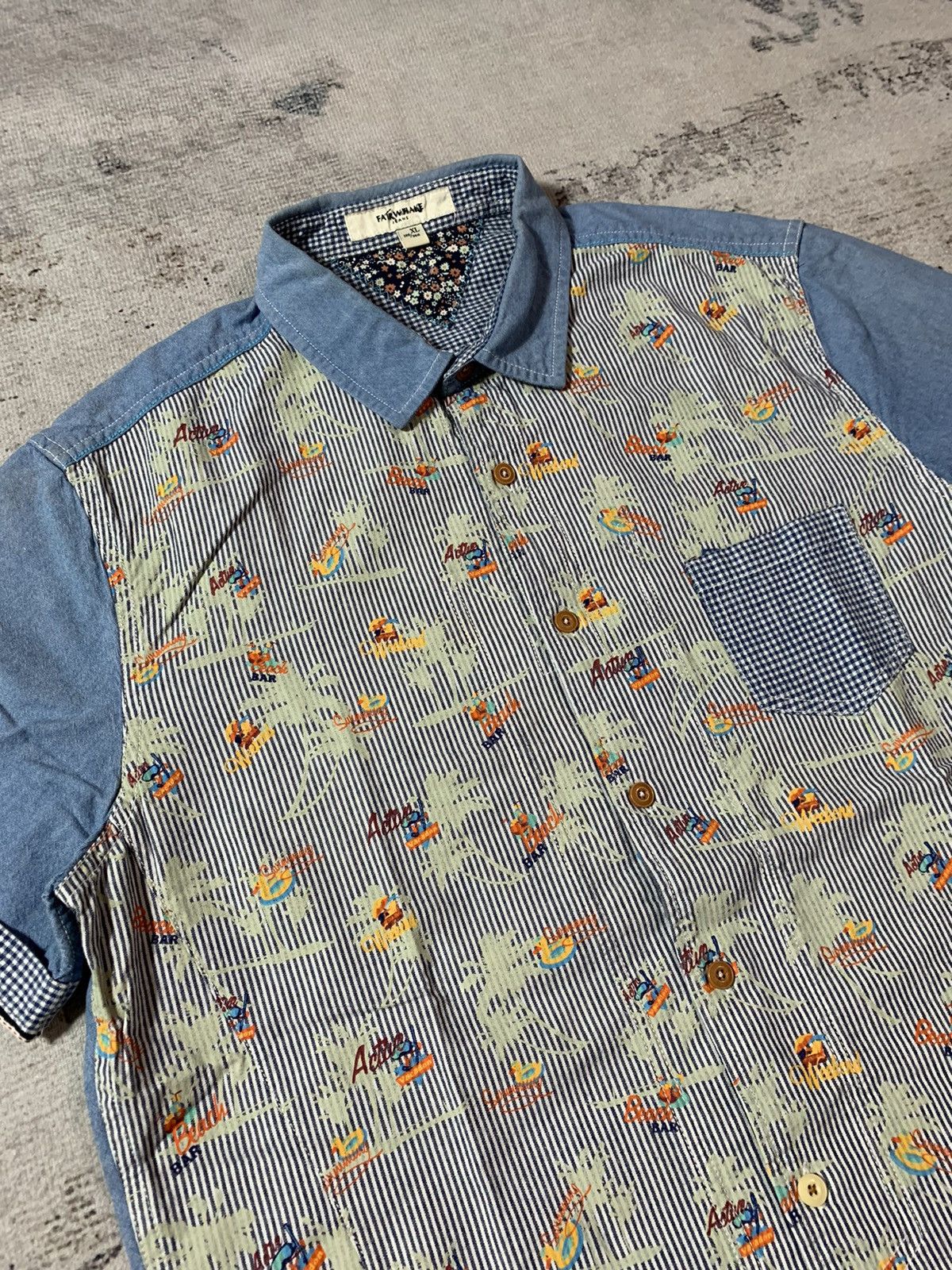 Issey Miyake × Japanese Brand × Yohji Yamamoto Japanese Undefined Western Shirt 'Issey Style Size US XL / EU 56 / 4 - 3 Thumbnail