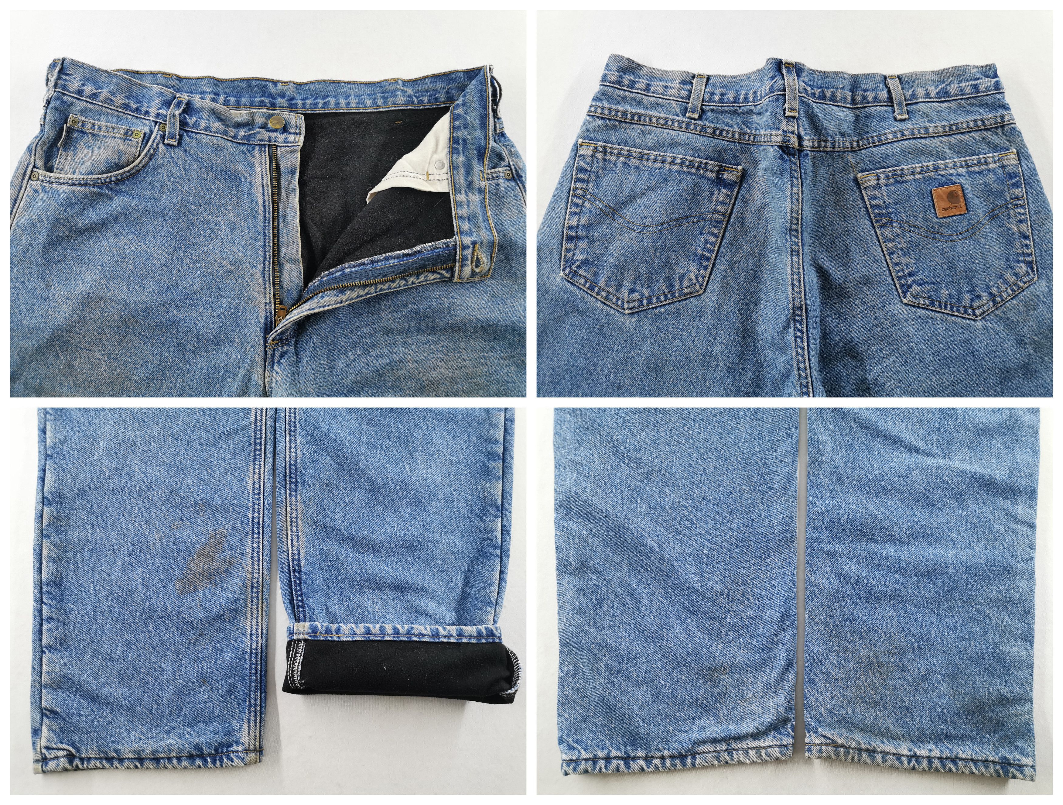 Carhartt Vintage 90s Carhatt Denim Jeans Size 40/38x32 Size US 40 / EU 56 - 7 Thumbnail