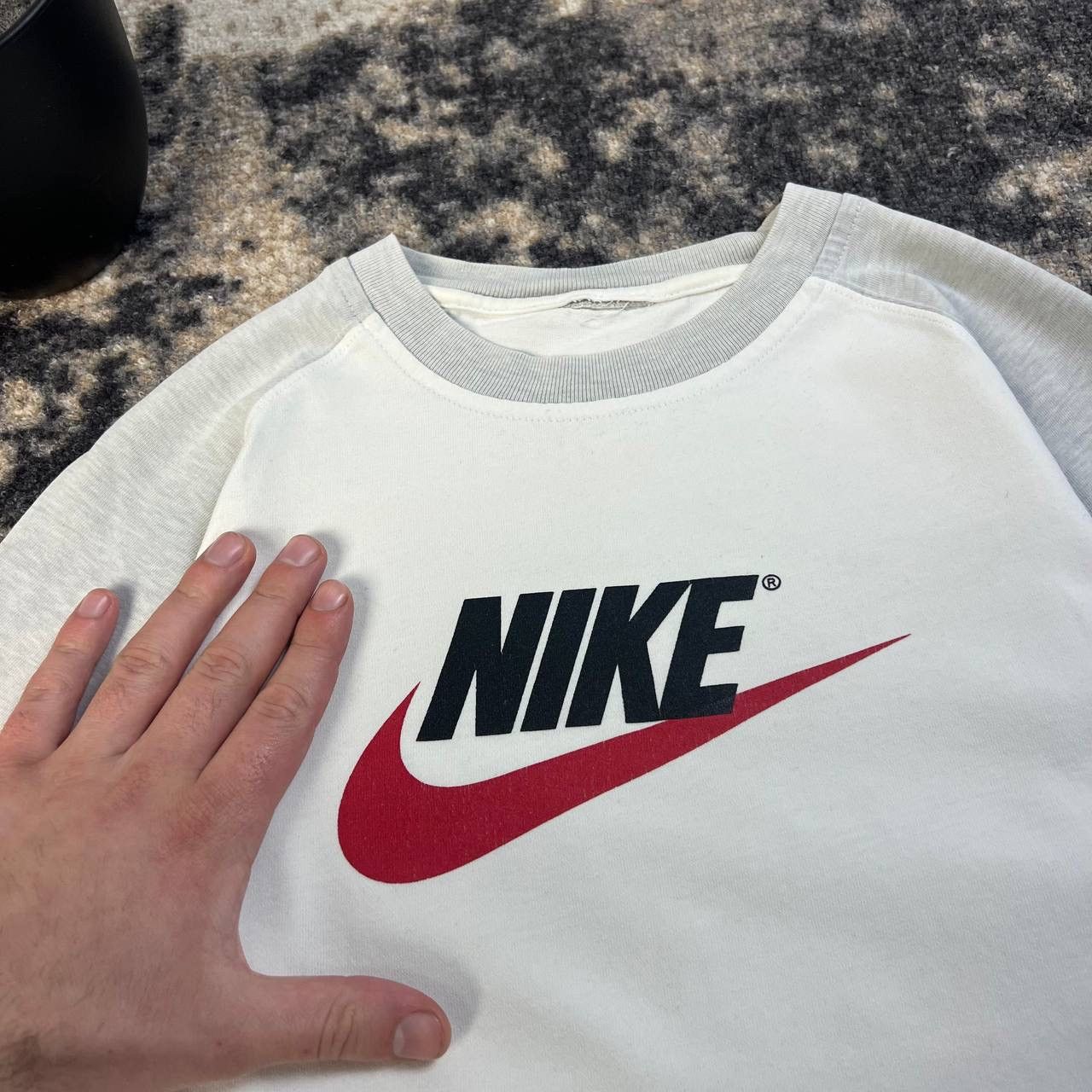 Nike Nike Vintage Y2K Big Logo Longsleeve Streetwear Style Size US S / EU 44-46 / 1 - 4 Thumbnail