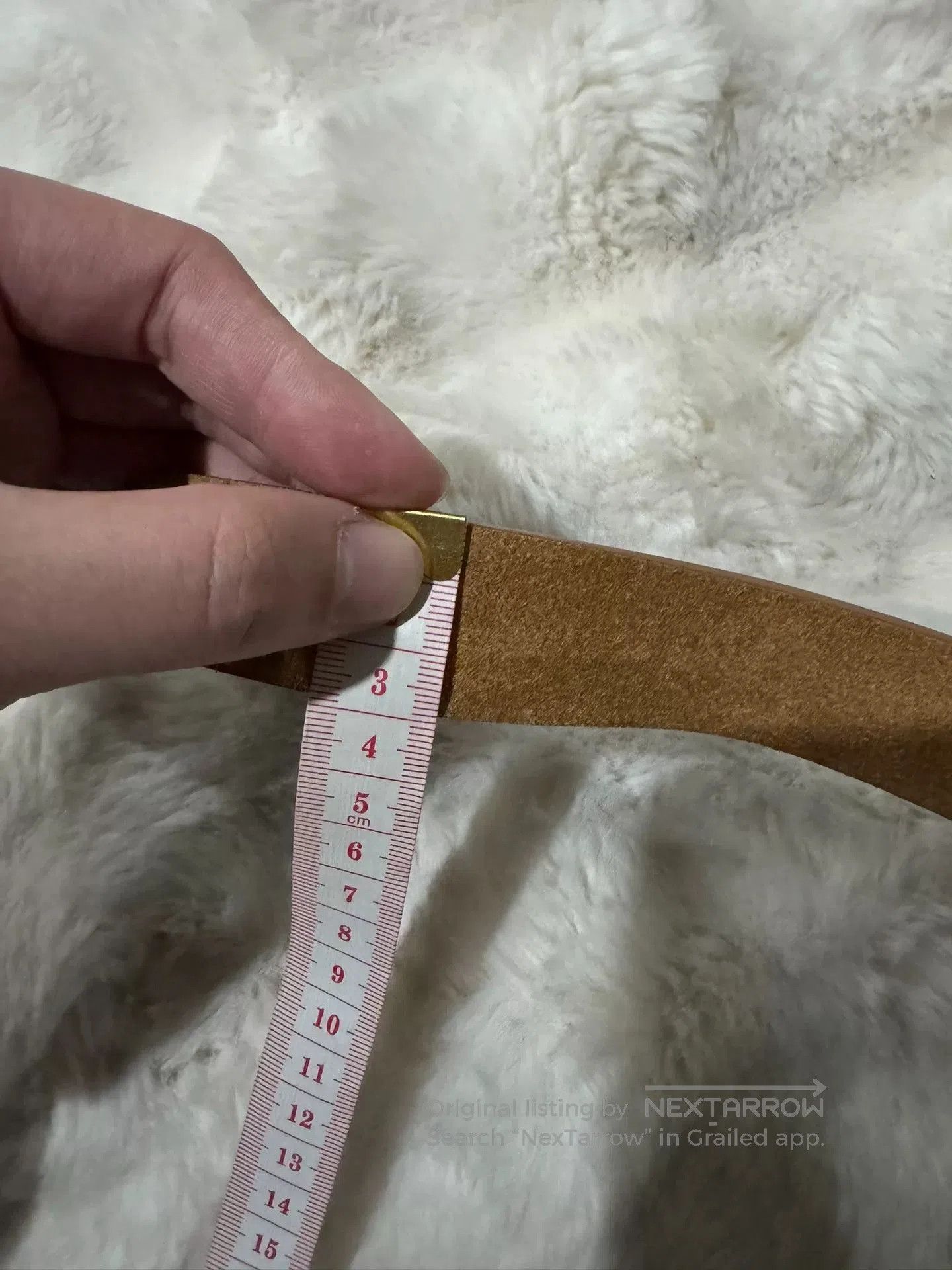Saint Laurent Paris Saint Laurent Gold Engraved Logo Belt. Size ONE SIZE - 6 Thumbnail