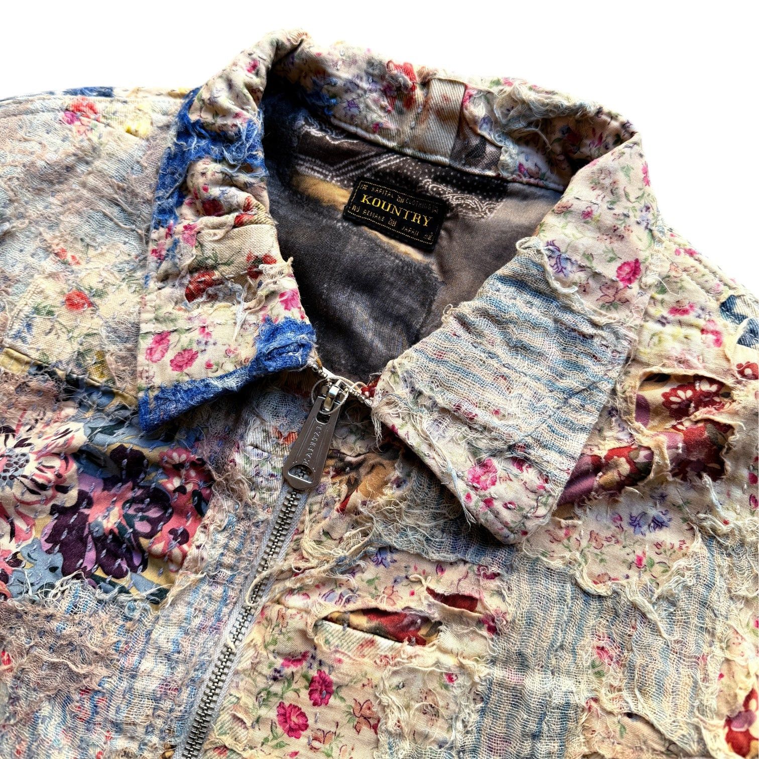 Kapital Kountry Champetre Boro Zip Up Jacket (Virgin Maria) Size US M / EU 48-50 / 2 - 5 Thumbnail
