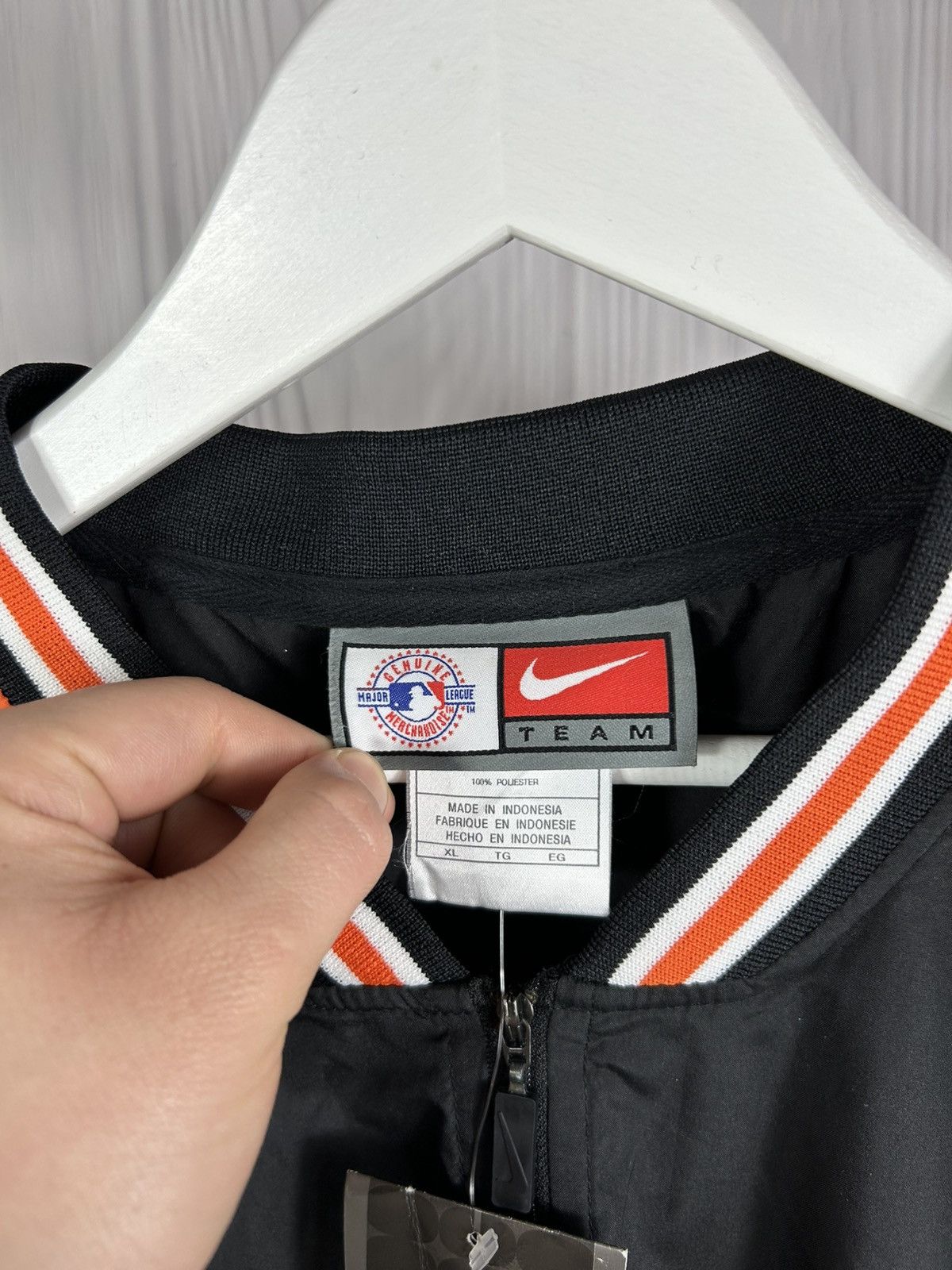 Nike Vintage Nike San Francisco Giants Windbreaker Jacket Size XL Size US XL / EU 56 / 4 - 9 Thumbnail