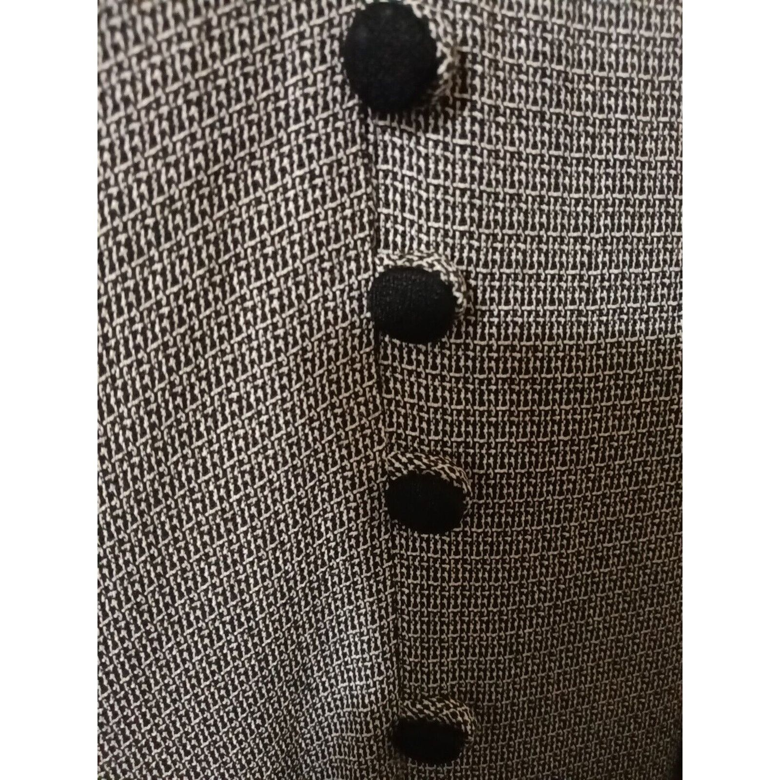 Other Scarlett Women Vintage Dress, Size 7-8 Black And White #k132 Size M / US 6-8 / IT 42-44 - 2 Thumbnail
