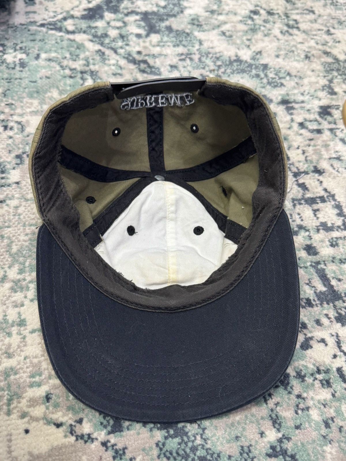 Supreme FW2016 SUPREME CREEP 6 PANELS CAP HAT Size ONE SIZE - 6 Thumbnail