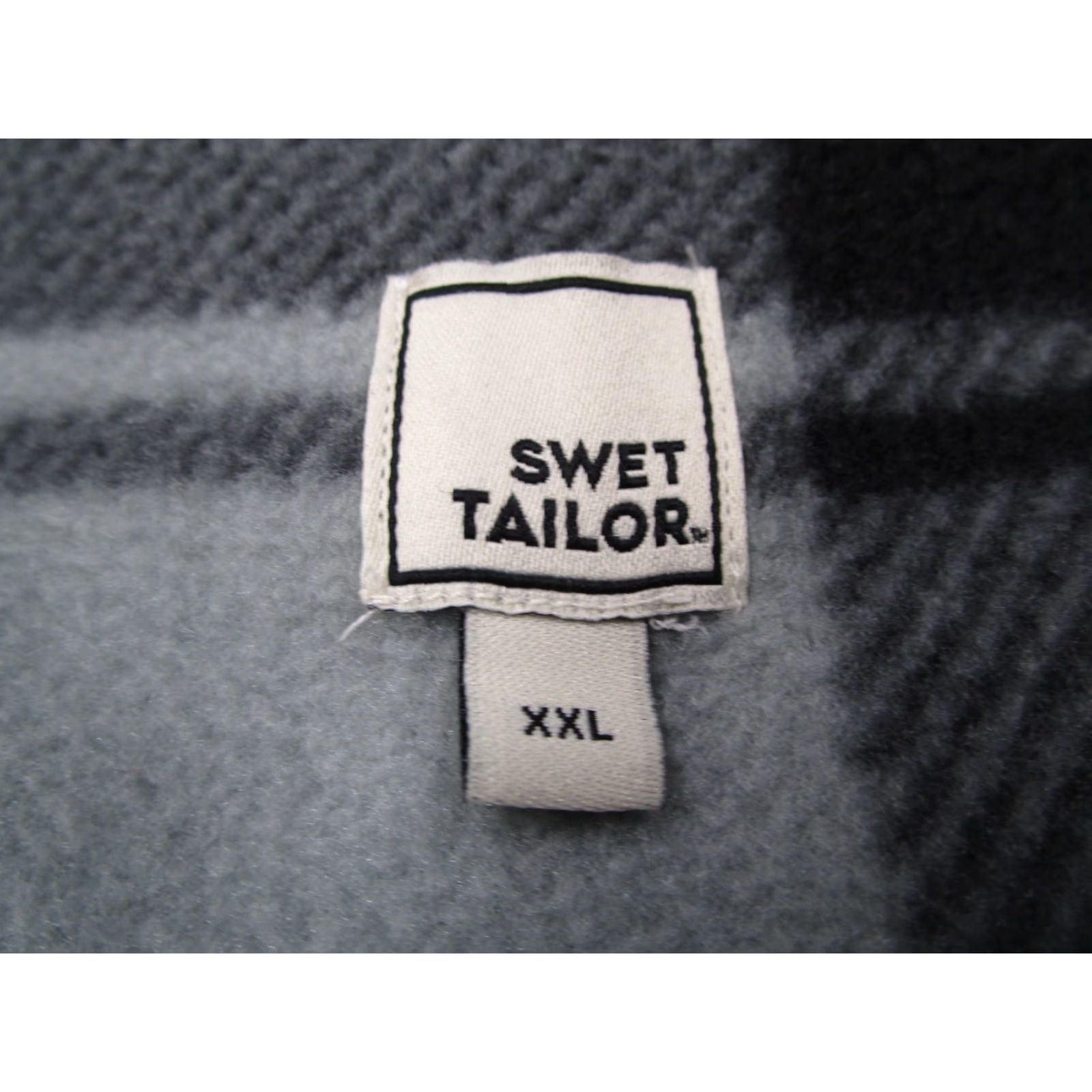 Vintage VINTAGE Swet Tailor Shirt Mens 2XL Gray Plaid Long Sleeve Button-Up Fleece Wool? (Wait) Size US XXL / EU 58 / 5 - 4 Thumbnail