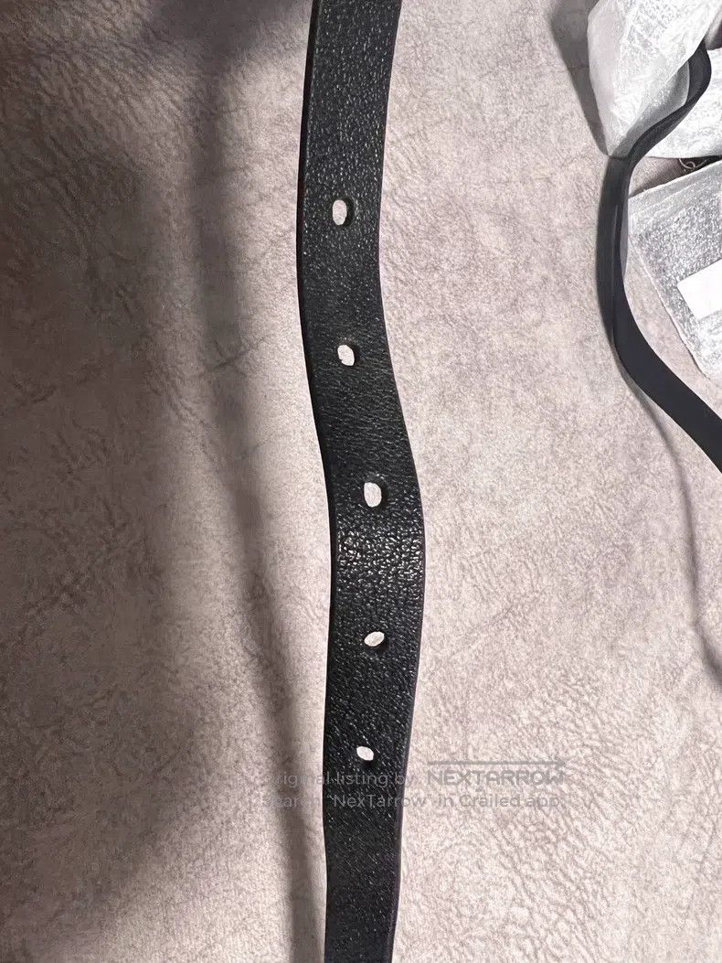 Saint Laurent Paris Saint Laurent Paris size 80 Black gold logo belt, belt Size ONE SIZE - 5 Thumbnail