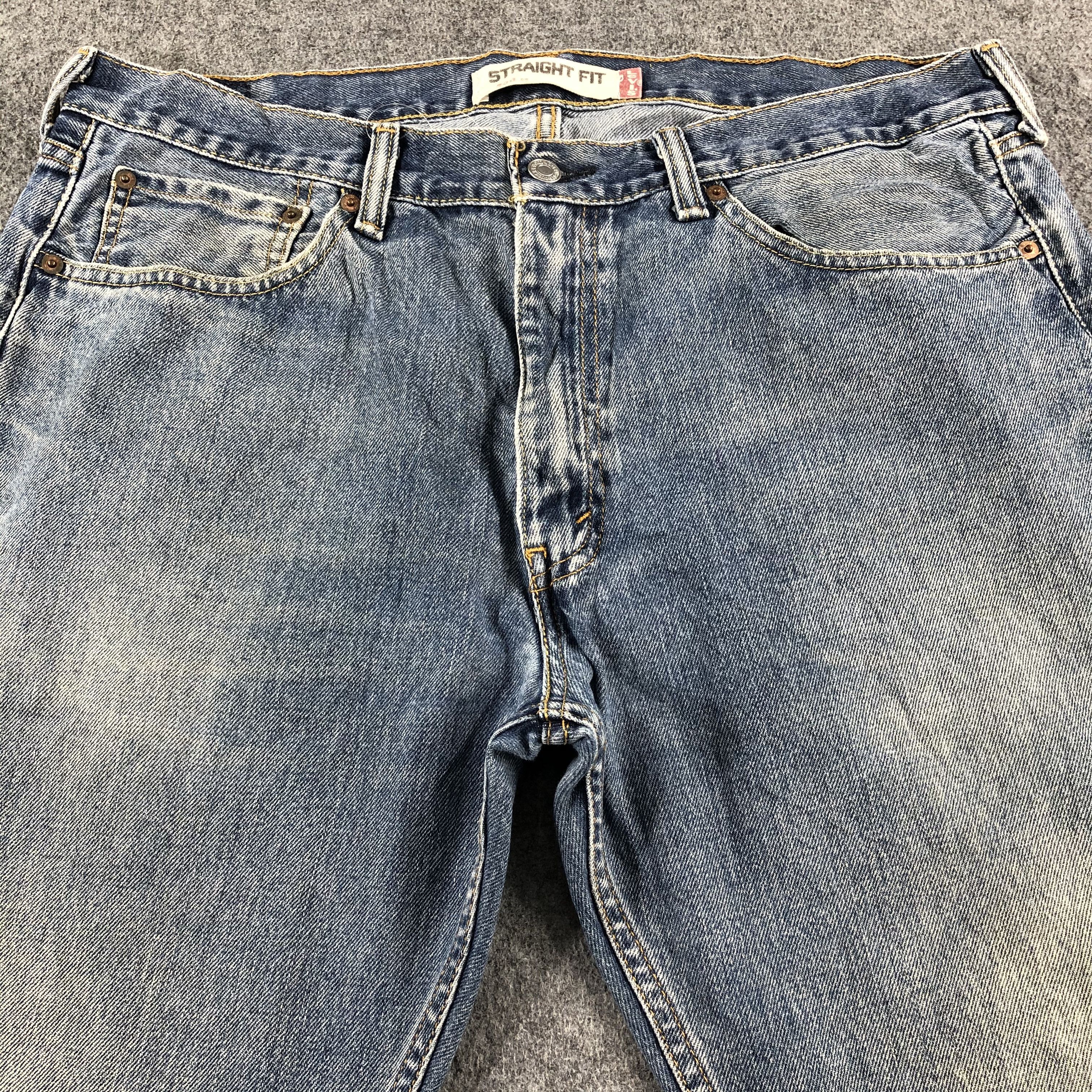 Levi's Vintage Blue Wash Levis 505 Jeans-J2516 Size US 38 / EU 54 - 3 Thumbnail