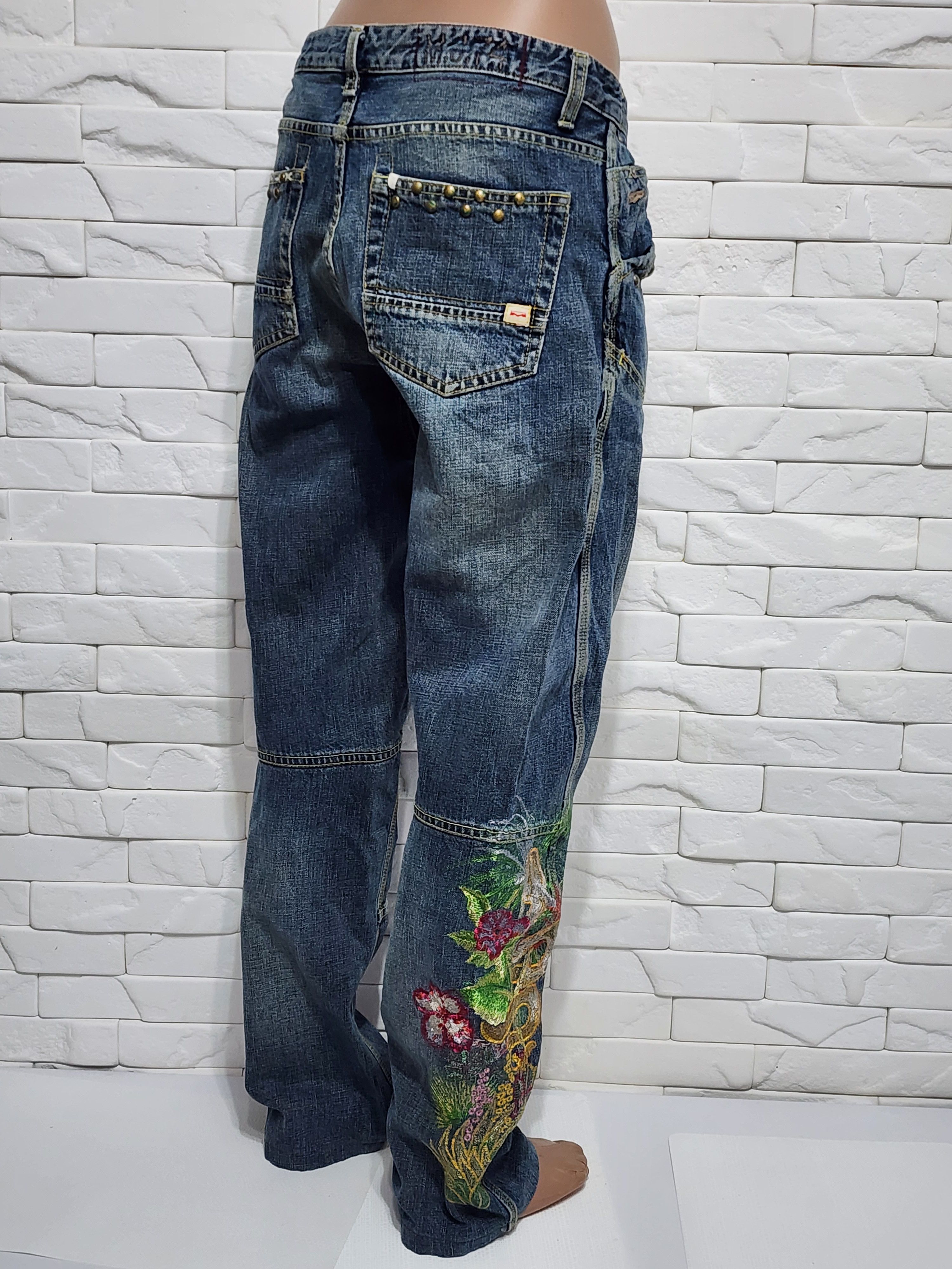 Denim & Co. × Mason's Stylish women's denim pants. Size 32" / US 10 / IT 46 - 5 Thumbnail