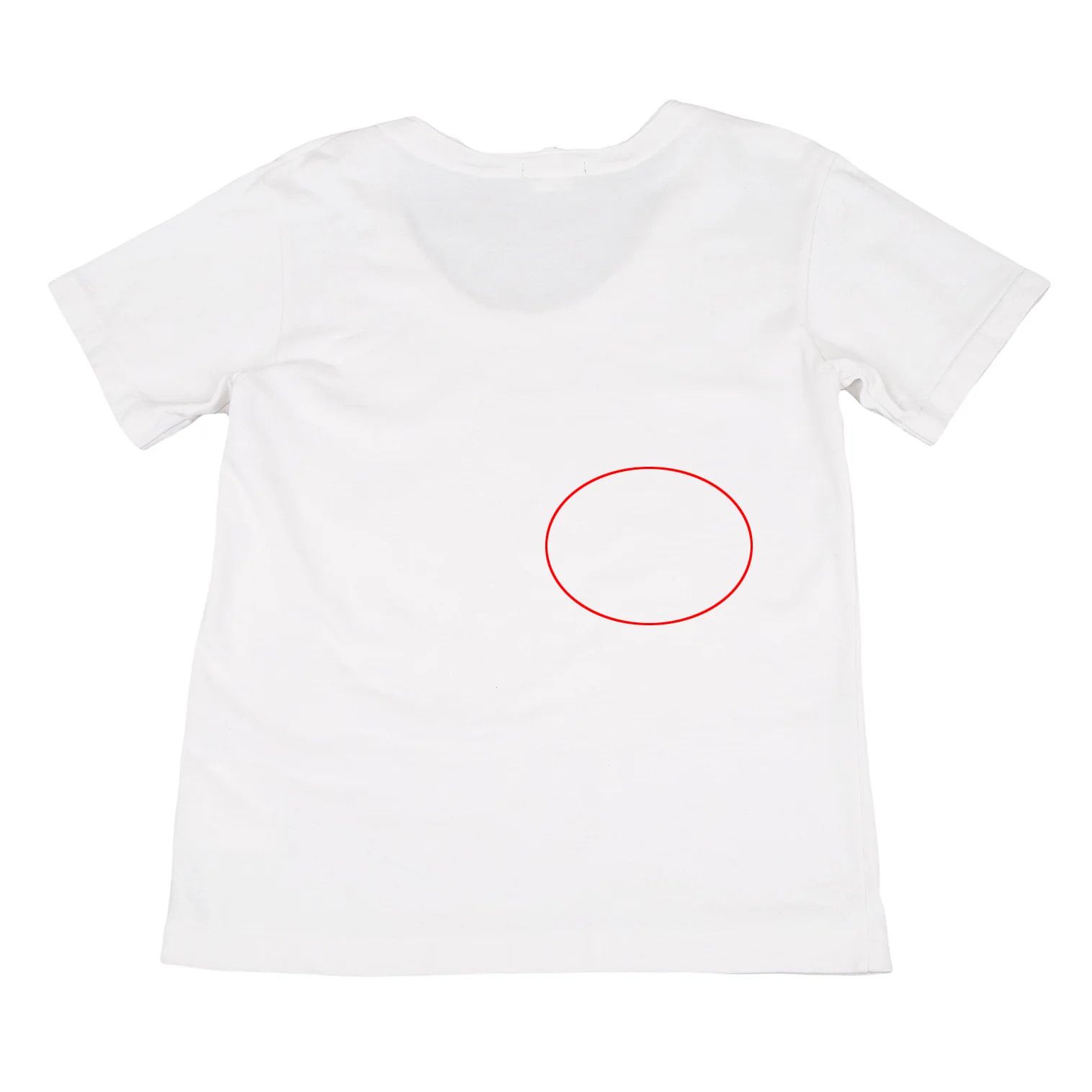 Comme des Garcons Homme Plus Cut-Off Neck Sweat T-shirt in White, Size M Size US M / EU 48-50 / 2 - 7 Thumbnail