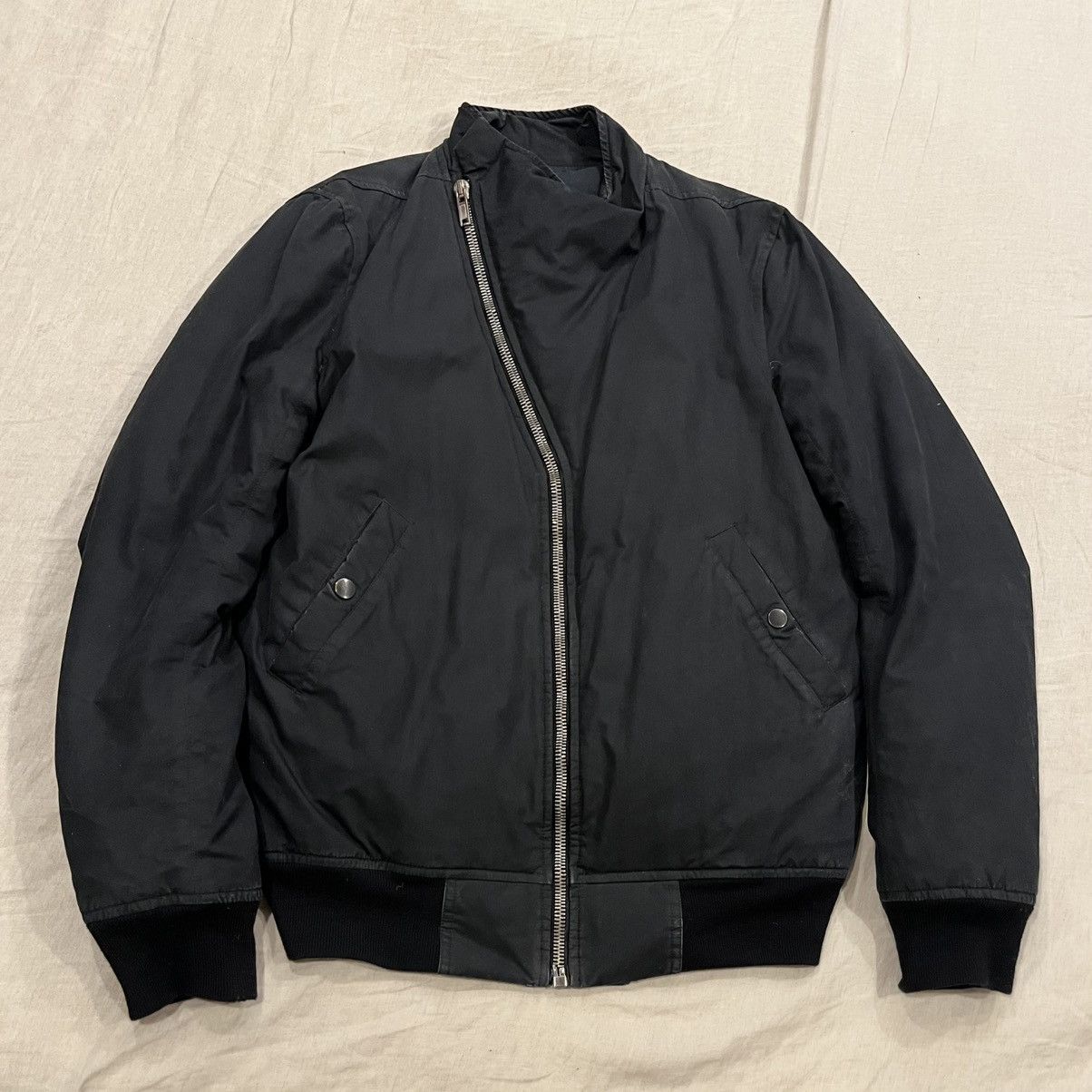 Rick Owens Rick Owens Archive Mollino Bomber Down Jacket, Black Size 48 Size US M / EU 48-50 / 2 - 2 Thumbnail