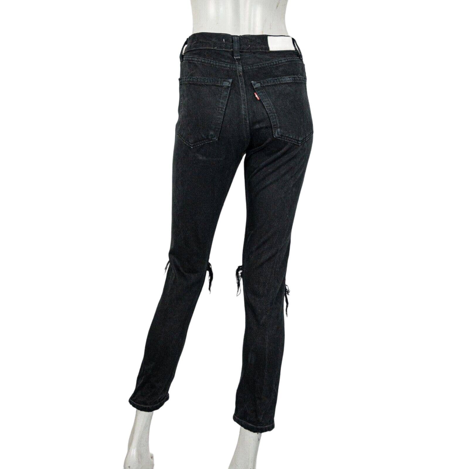 RE/DONE RE/DONE x Levi's the High Rise Denim Jeans Button Fly Size 26" / US 2 / IT 38 - 4 Thumbnail