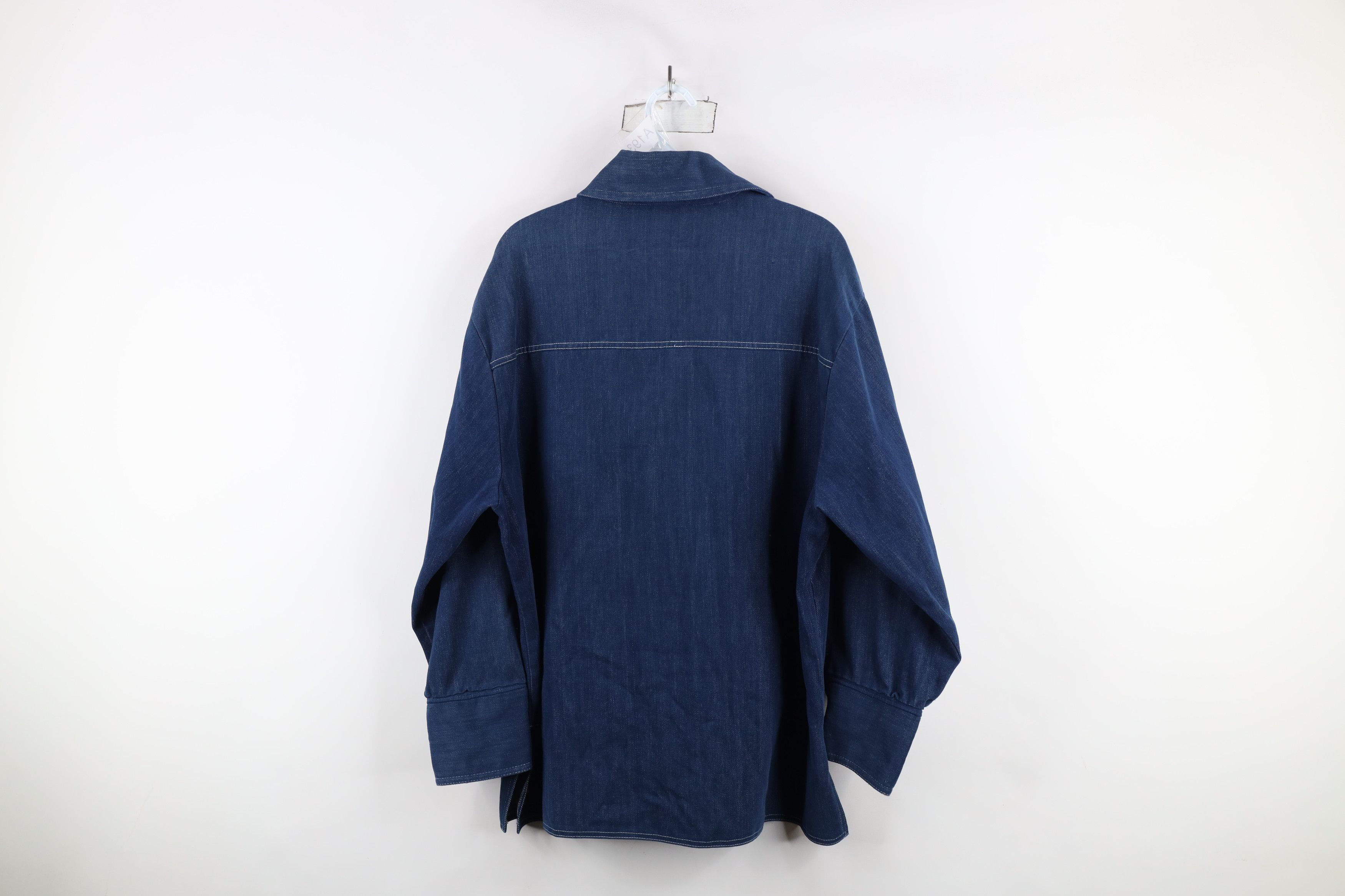 Vintage Vintage 60s 70s Streetwear Snap Button Shirt Jacket Jac USA Size US L / EU 52-54 / 3 - 13 Thumbnail