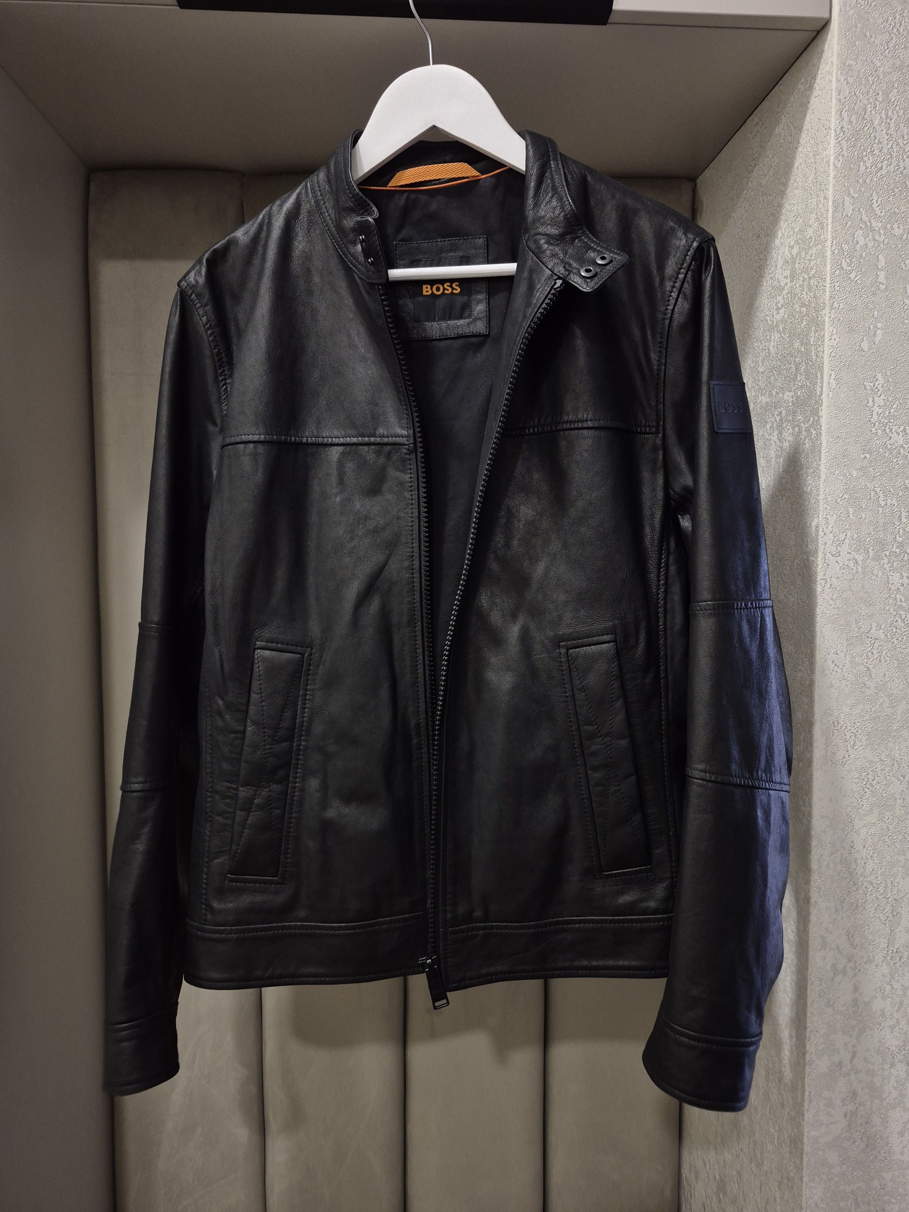 Hugo Boss Boss men leather jacket Size US M / EU 48-50 / 2 - 1 Thumbnail