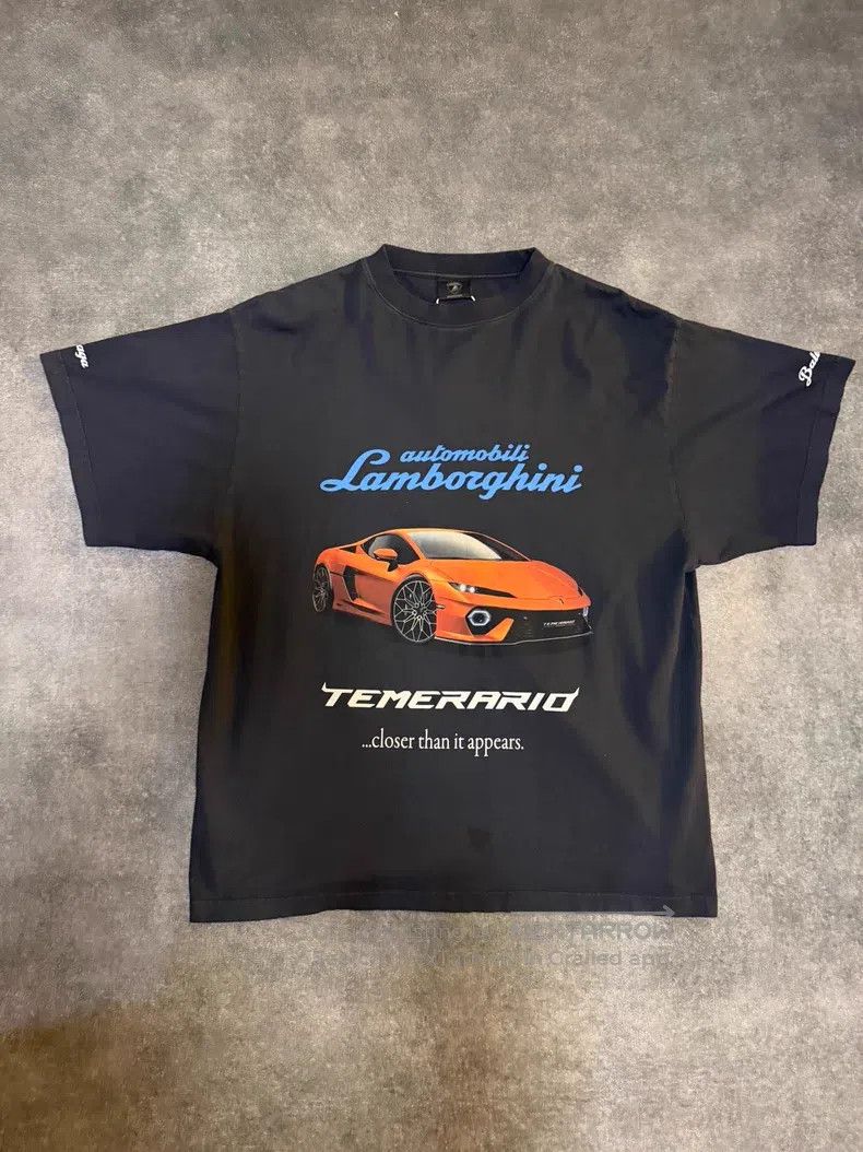Balenciaga Balenciaga Car Pattern Quick-drying Short Sleeve T-Shirt Size US S / EU 44-46 / 1 - 1 Thumbnail