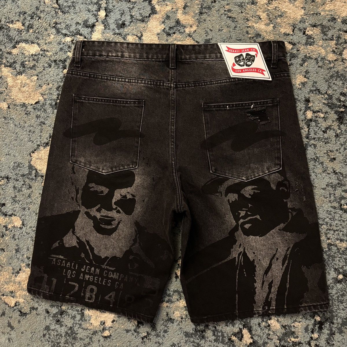Asaali Asaali Cartel Denim Shorts Size 36 Brand New Retail $250 Size US 36 / EU 52 - 2 Thumbnail