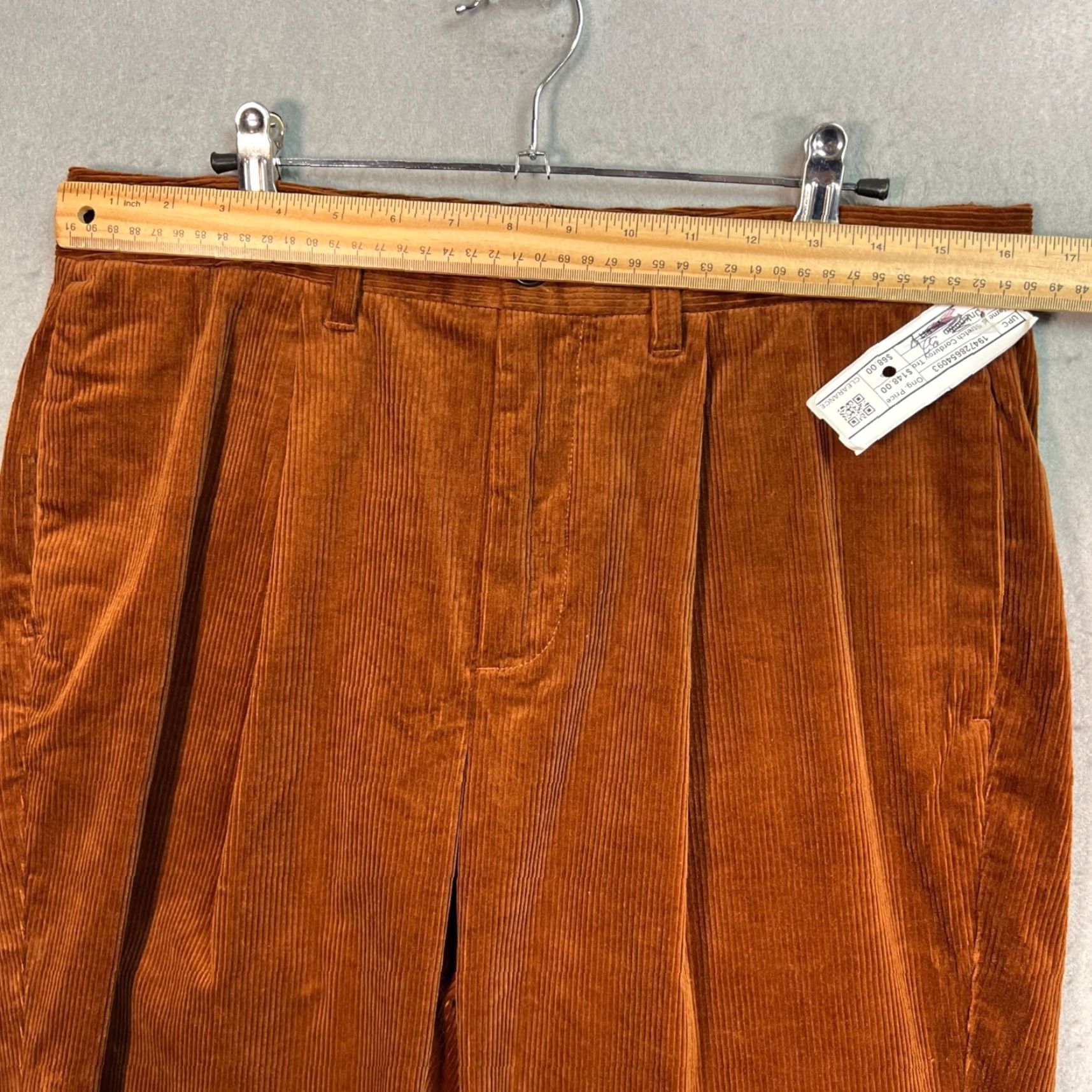Bonobos Bonobos Mens Corduroy Pants 32 Rust Brown Cotton Blend New! Bonobos Weekday Warrior Chino Straight Rise Mid Inseam 30 in Adult Mens 32 Wool? Size US 32 / EU 48 - 6 Thumbnail
