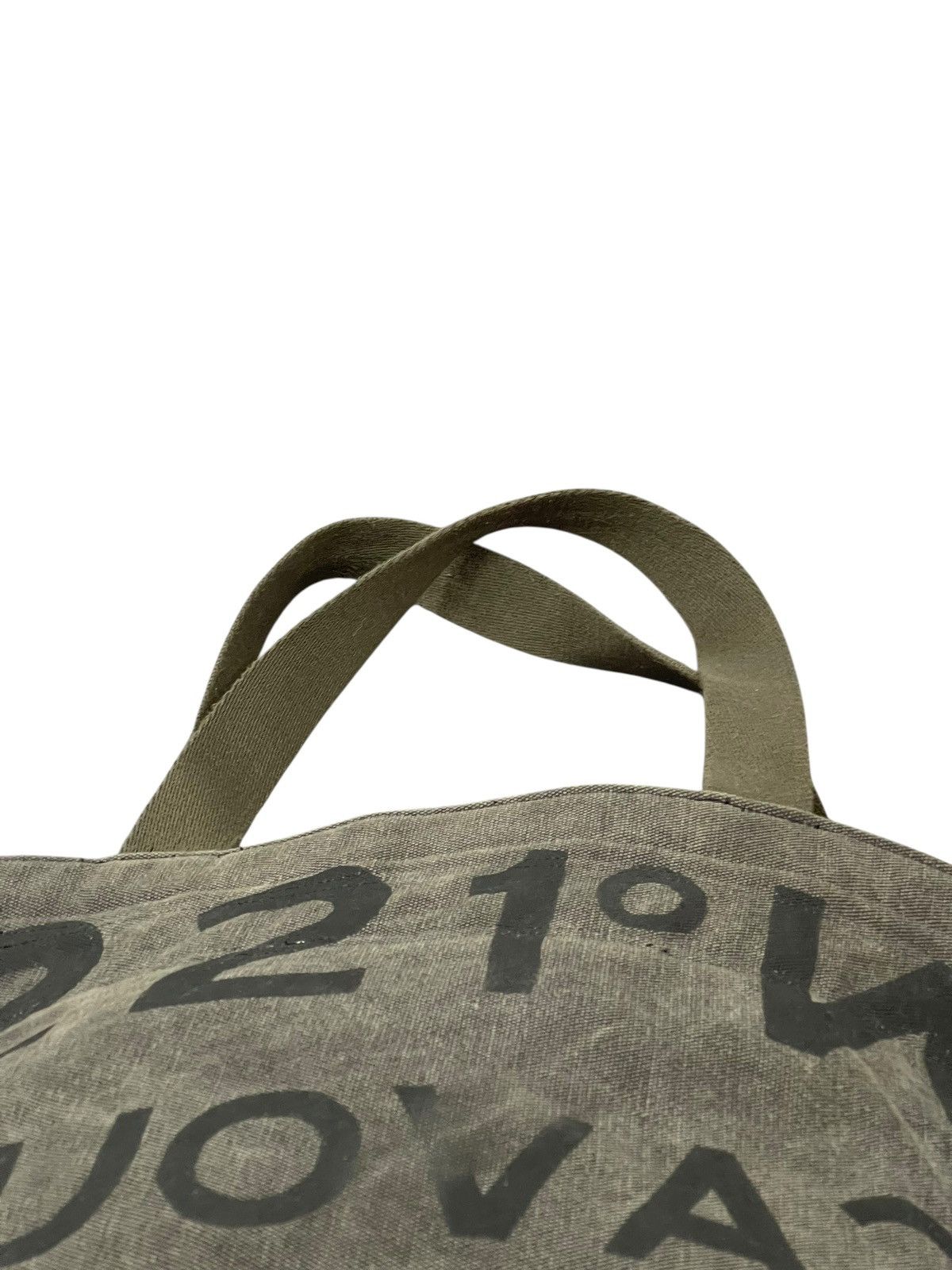 Other Cotton Canvas Leather 5 Preview Tote Shoulder Bag 8🟩 Size ONE SIZE - 10 Thumbnail