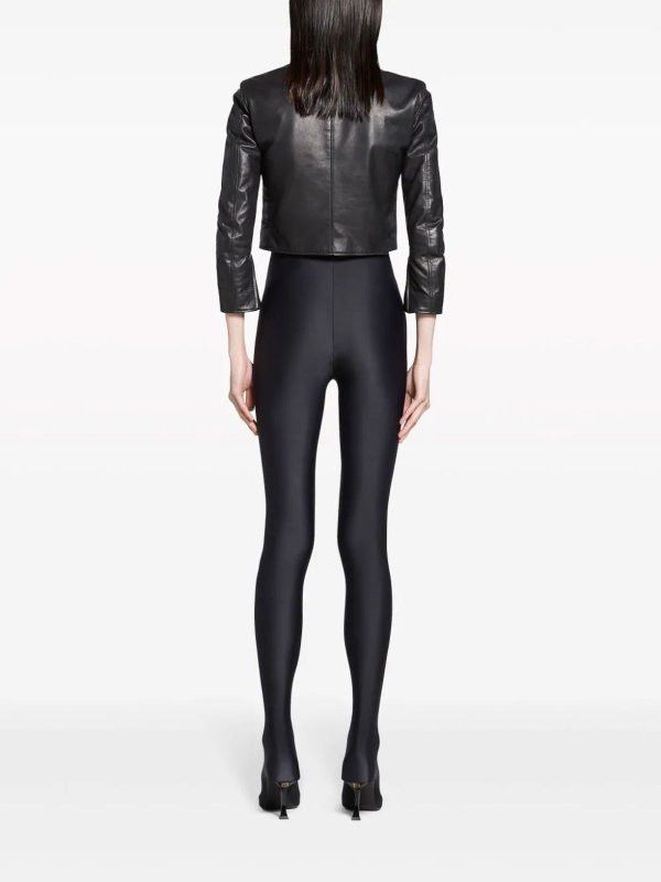 Balenciaga o1mt1gz0226 Racer Jacket In Black Size S / US 4 / IT 40 - 4 Thumbnail
