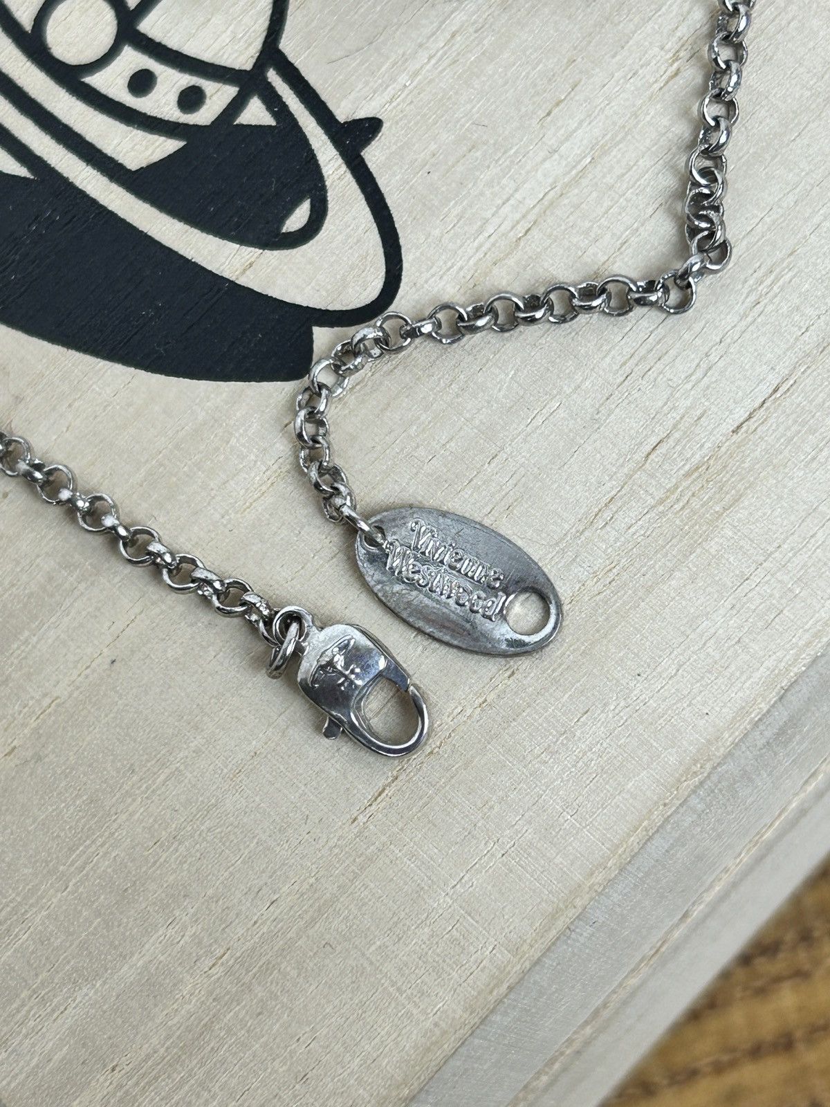Vivienne Westwood Vivienne Westwood Reverse Heart Diamante Crystal Necklace Size ONE SIZE - 8 Thumbnail