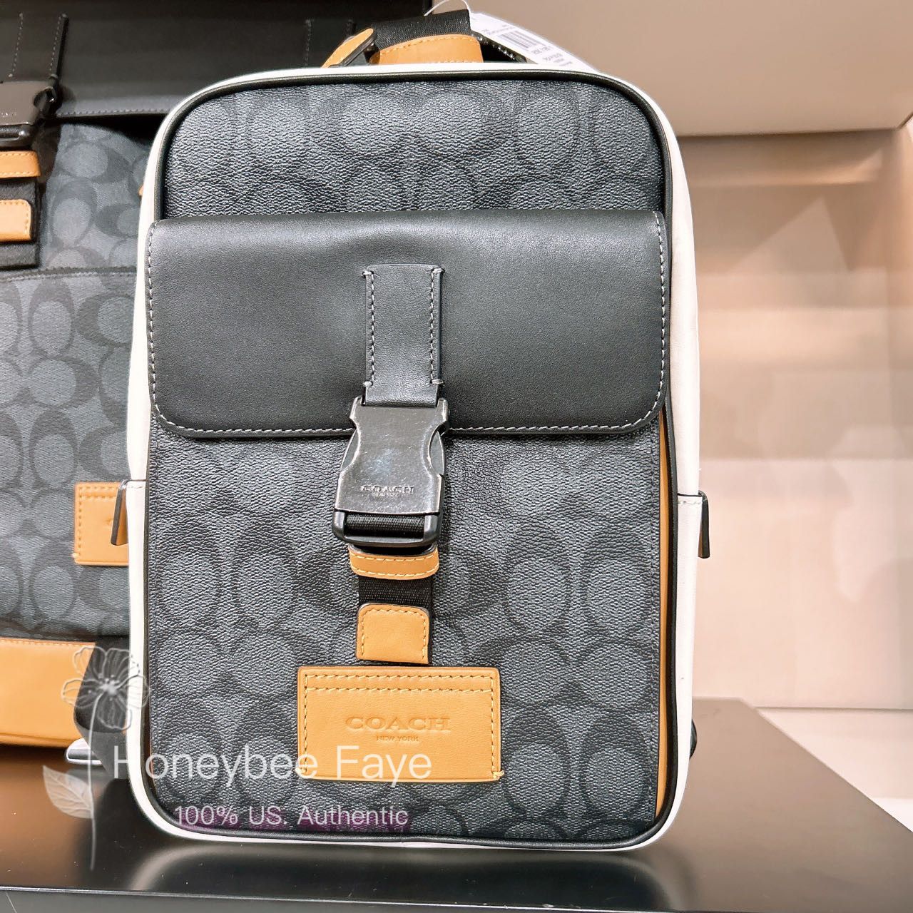 Coach Track Pack newest In Colorblock Signature Canvas