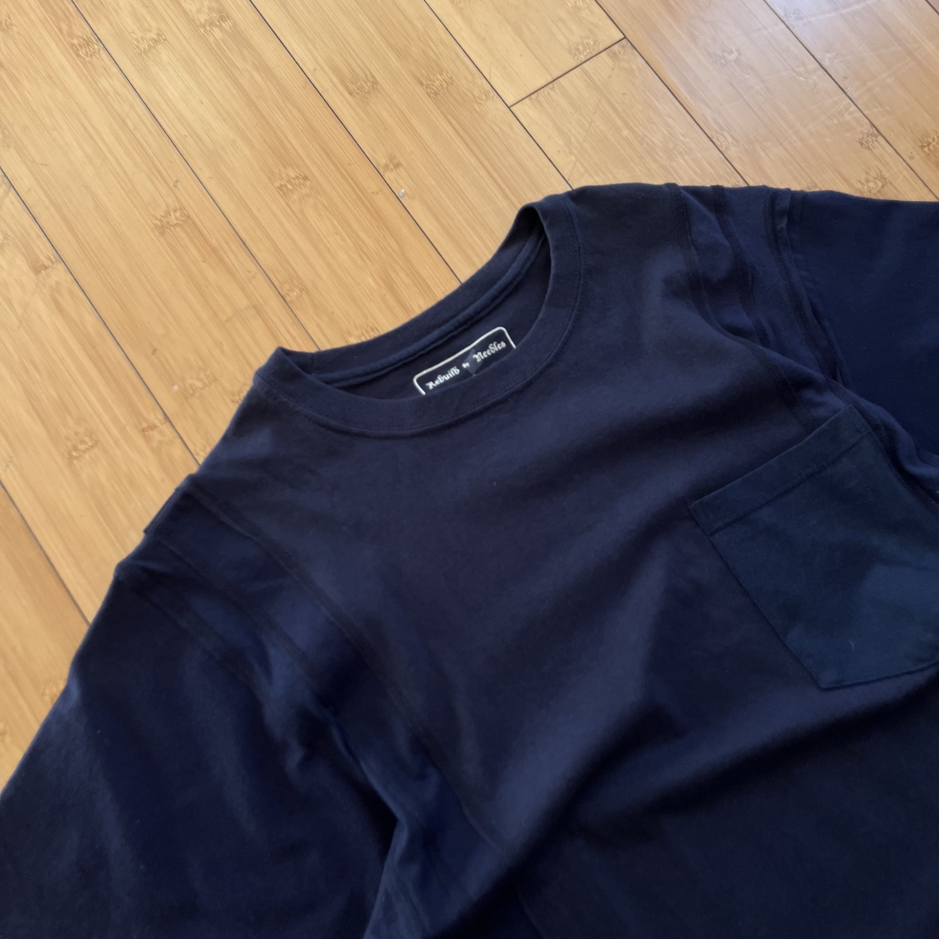 Needles Rebuild By Needles Reconstructed Navy T-Shirt Size US S / EU 44-46 / 1 - 2 Thumbnail