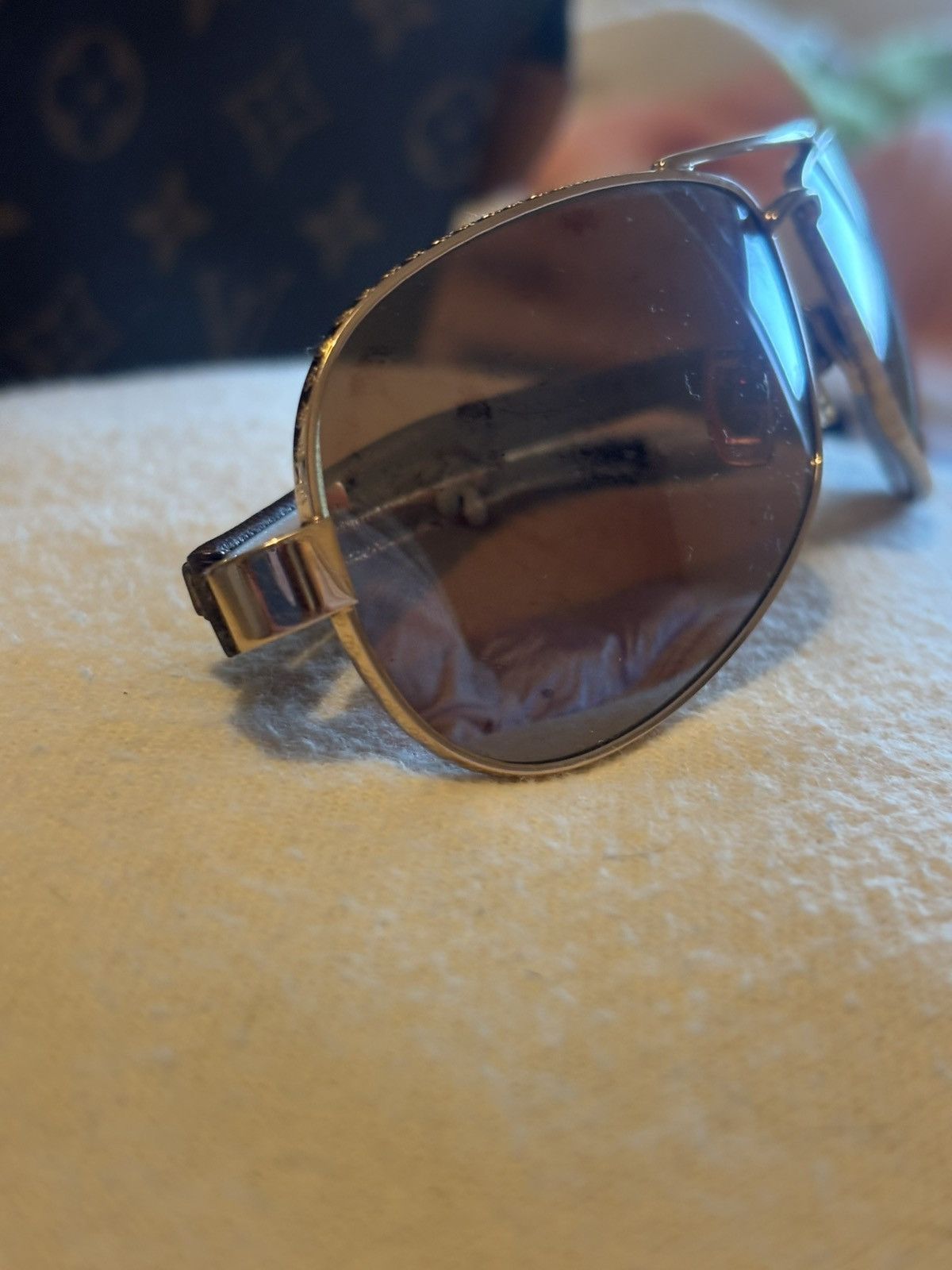 Chrome Hearts Chrome Hearts “Red Riot” aviator sunglasses. Size ONE SIZE - 11 Thumbnail