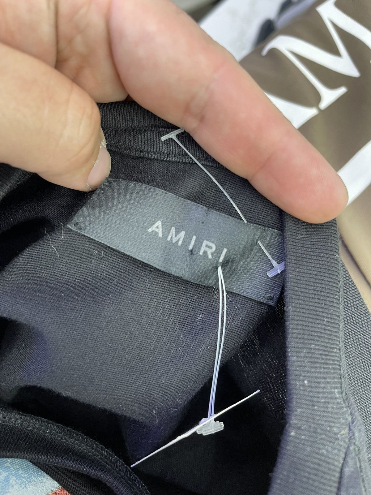 Amiri Amiri MA bar logo tee (black/white) Size US S / EU 44-46 / 1 - 3 Thumbnail