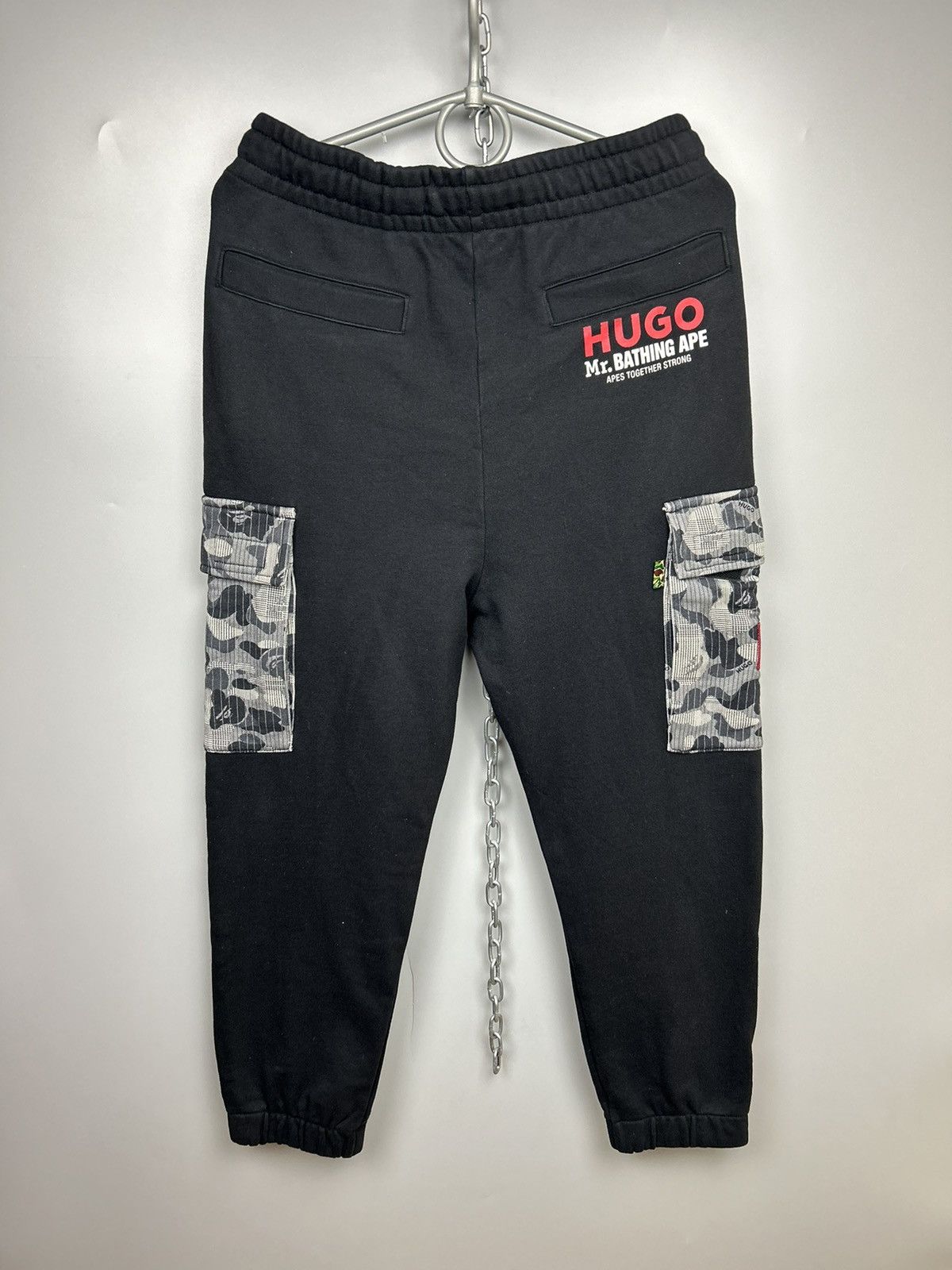 Bape × Hugo Boss Mr Bathing Ape Cargo Jogger Pants Bape&Hugo Boss Size US 30 / EU 46 - 10 Thumbnail