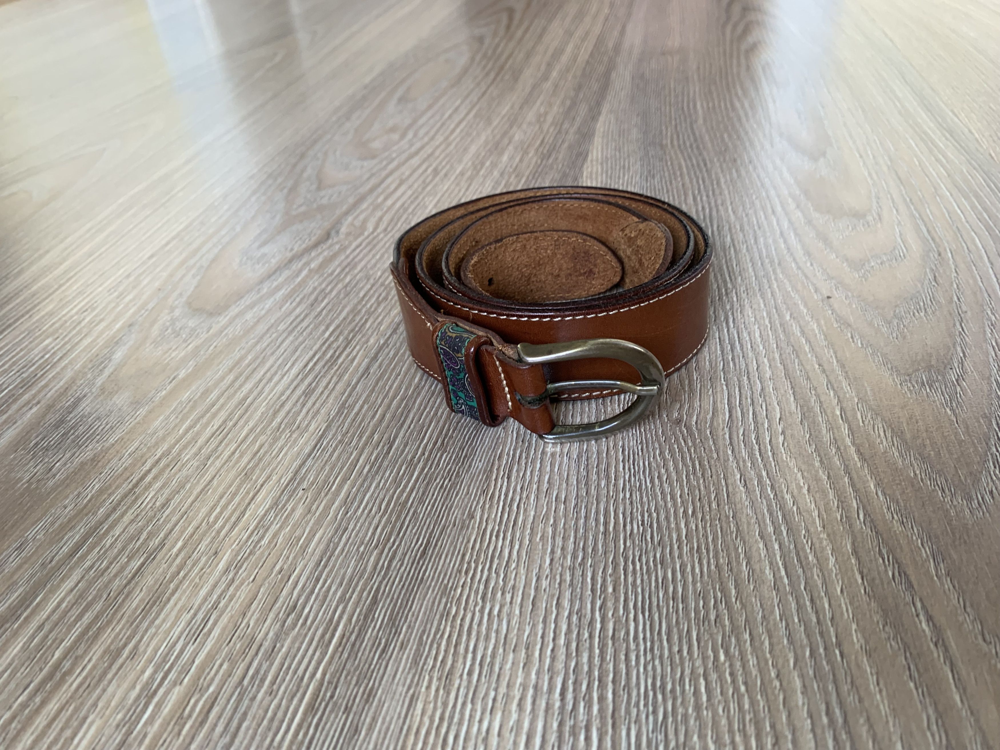 Handmade × Vintage Womens Brown Handmade Leather Belt Size ONE SIZE - 1 Thumbnail