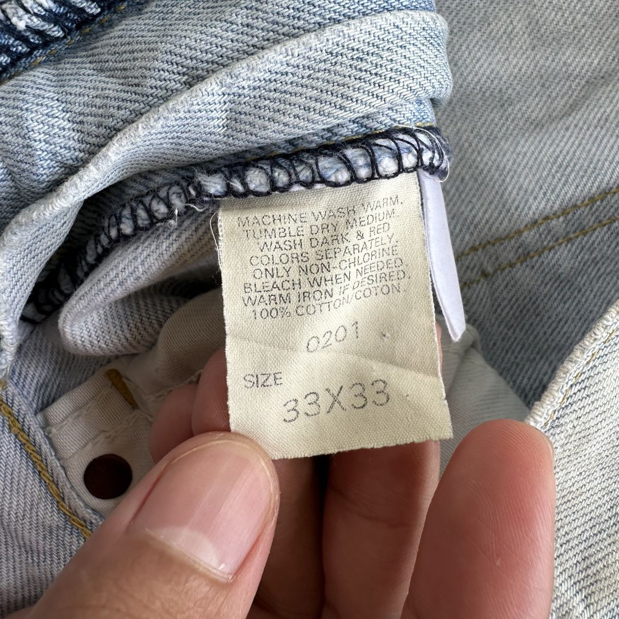 Japanese Brand Vintage Lee Lightwash Distressed Faded Denim Jean Pant W32 Size US 32 / EU 48 - 7 Thumbnail