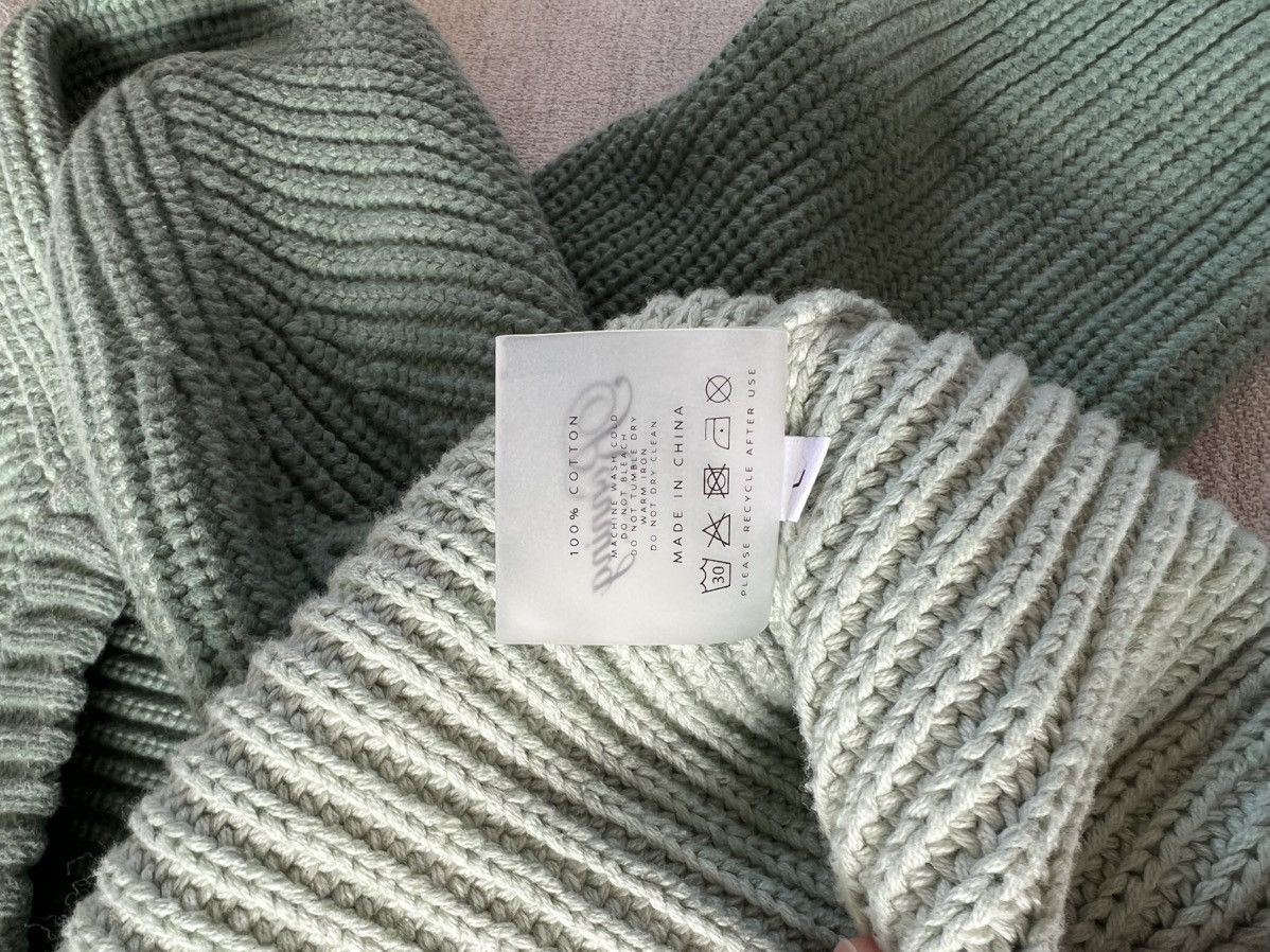 Ronning Washed Olive Green Fisherman Knit Sweater Size US L / EU 52-54 / 3 - 6 Thumbnail