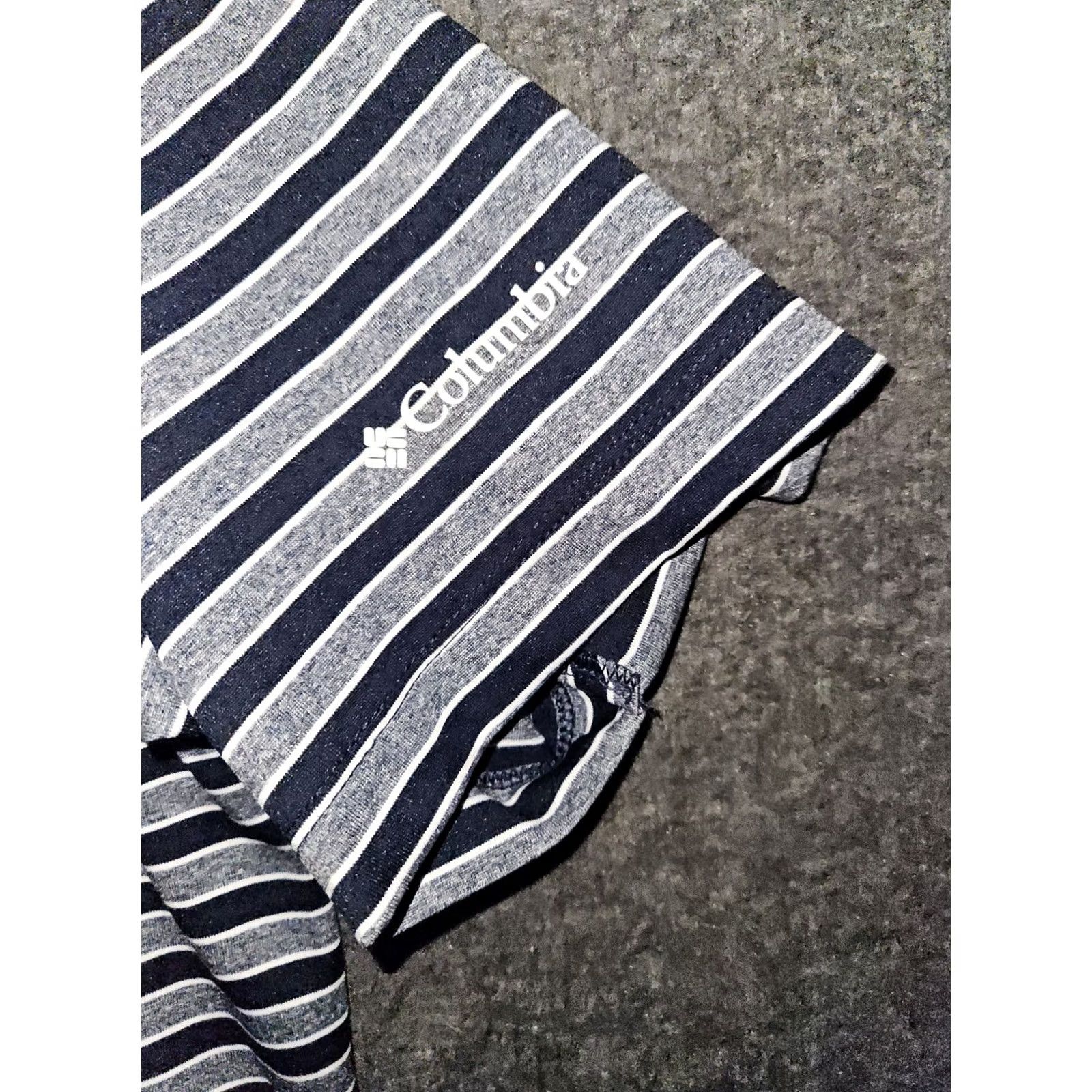 Vintage Columbia Golf Polo Shirt Men's XL Blue Striped Short Sleeve Stretch Active Golf Size US XL / EU 56 / 4 - 6 Thumbnail