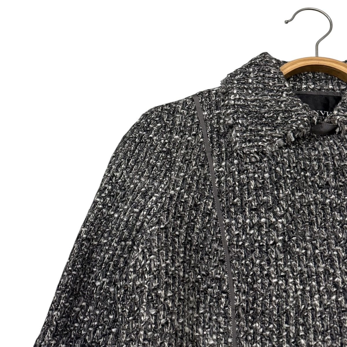 Lanvin Vintage Lanvin Collection Double Collar Wool Jacket Size S / US 4 / IT 40 - 5 Thumbnail