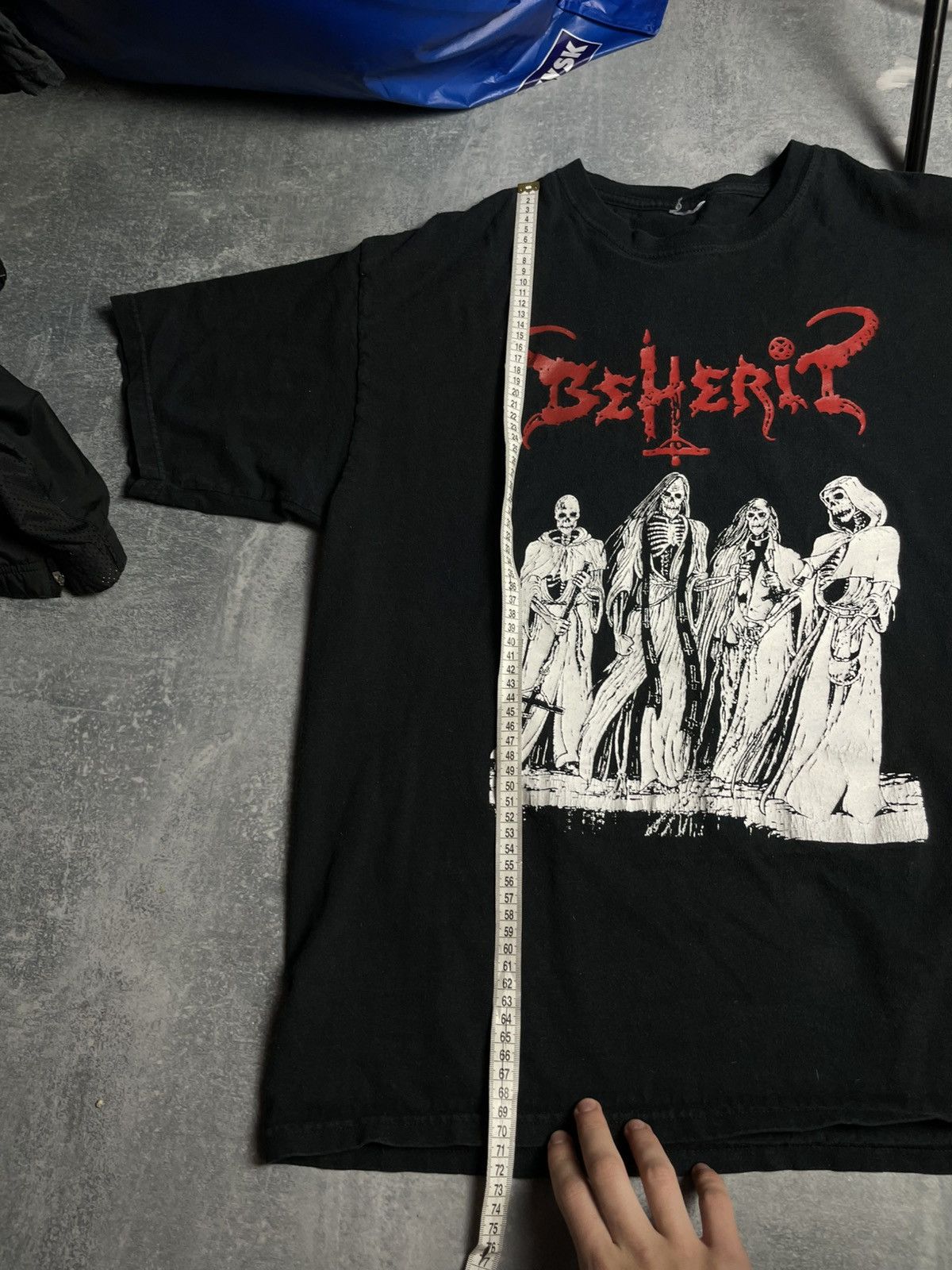 Band Tees Vintage 00s Beherit the dark of black blood tee t-shirt Size US L / EU 52-54 / 3 - 6 Thumbnail