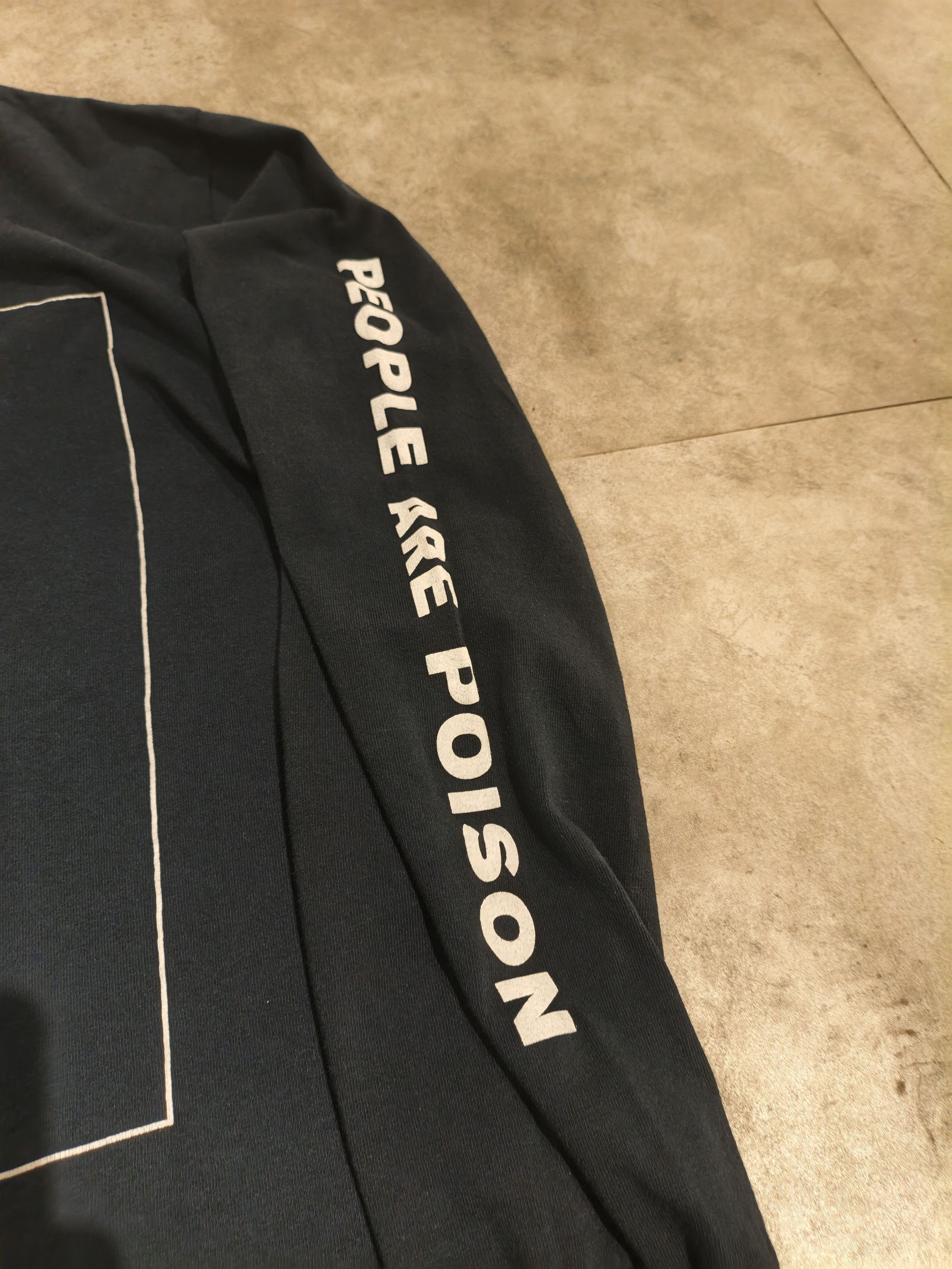 Band Tees Cold Cave LongSleeve “People Are Poison” Darkwave Goth Size US M / EU 48-50 / 2 - 3 Thumbnail
