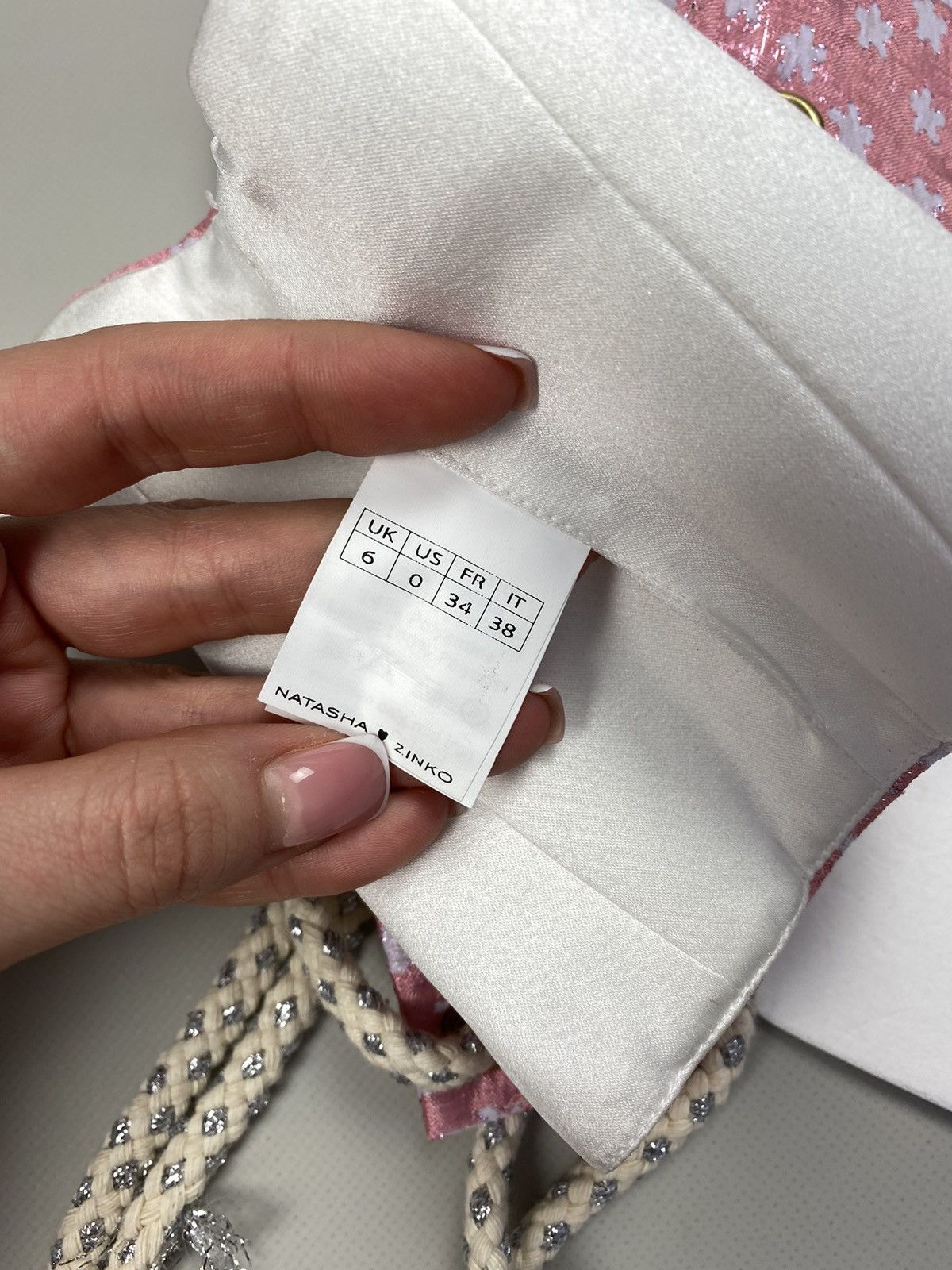 Designer × Natasha Zinko BNWT! Natasha Zinko Brocade Corset Belt size US 0 / IT 38 Size ONE SIZE - 19 Thumbnail